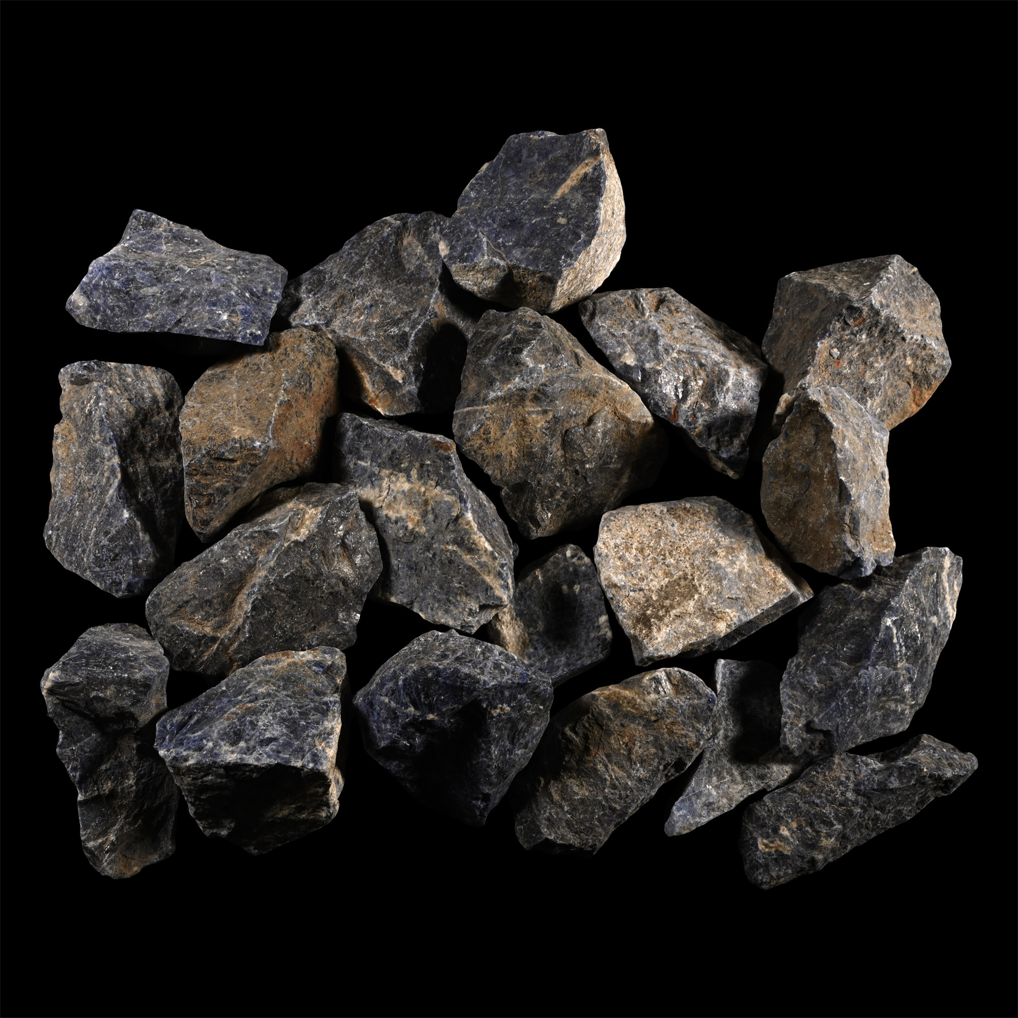 Large Sodalite Mineral Specimen Group [20]