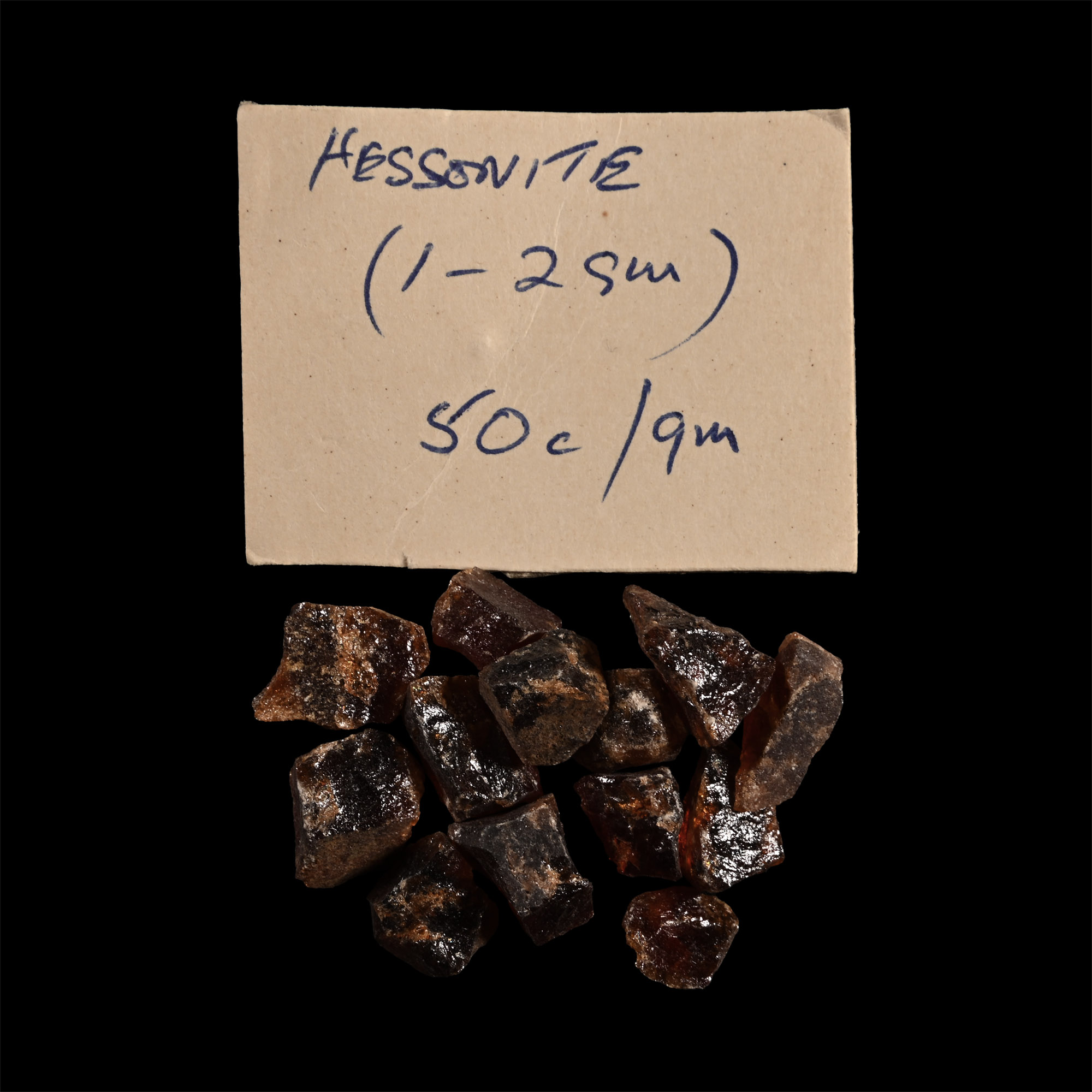 Hessonite Garnet Crystal Display Specimen Collection [13]