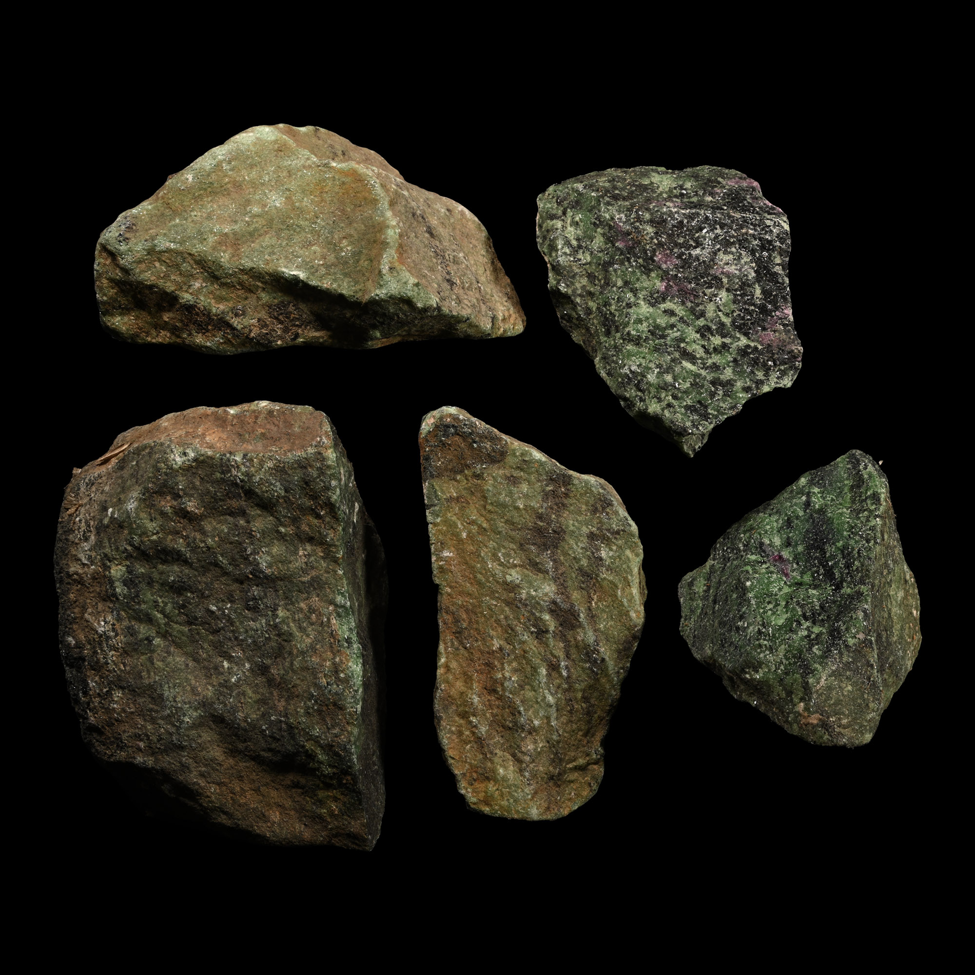 Ruby in Zoisite  and Other Mineral Collection [5]