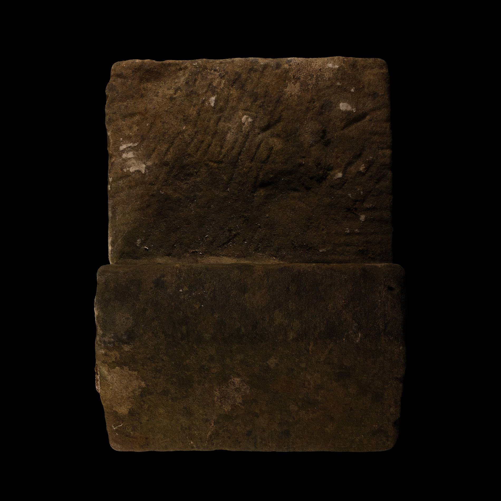 Monumental Medieval Limestone Window Sill Section