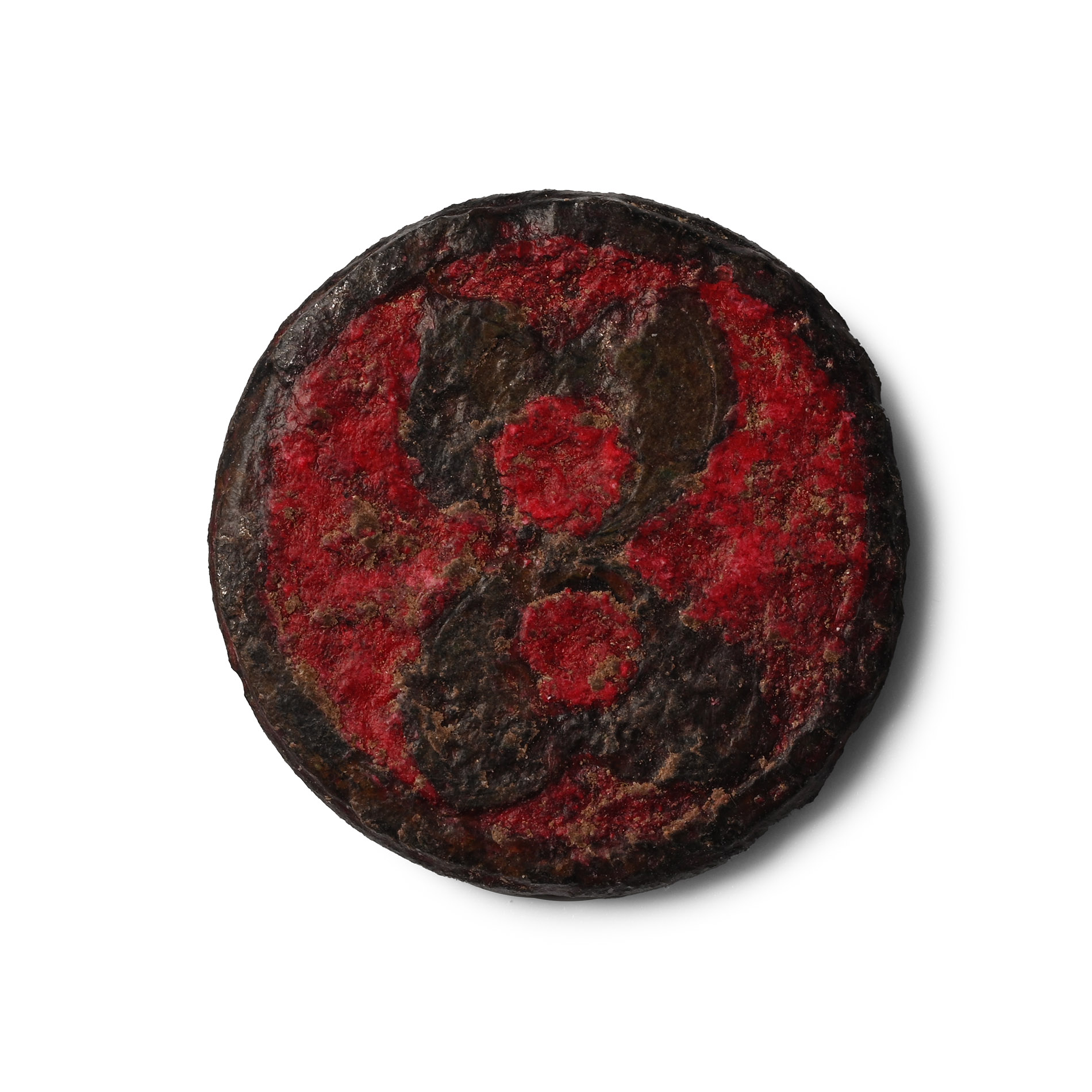 Iron Age Celtic Enamelled Bronze Mount