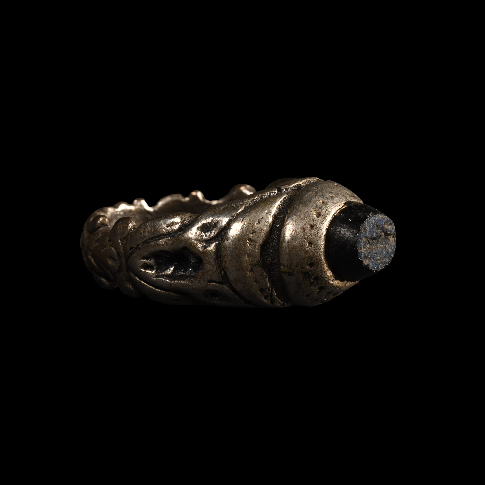 Georgian Silver Ring with Roman Intaglio