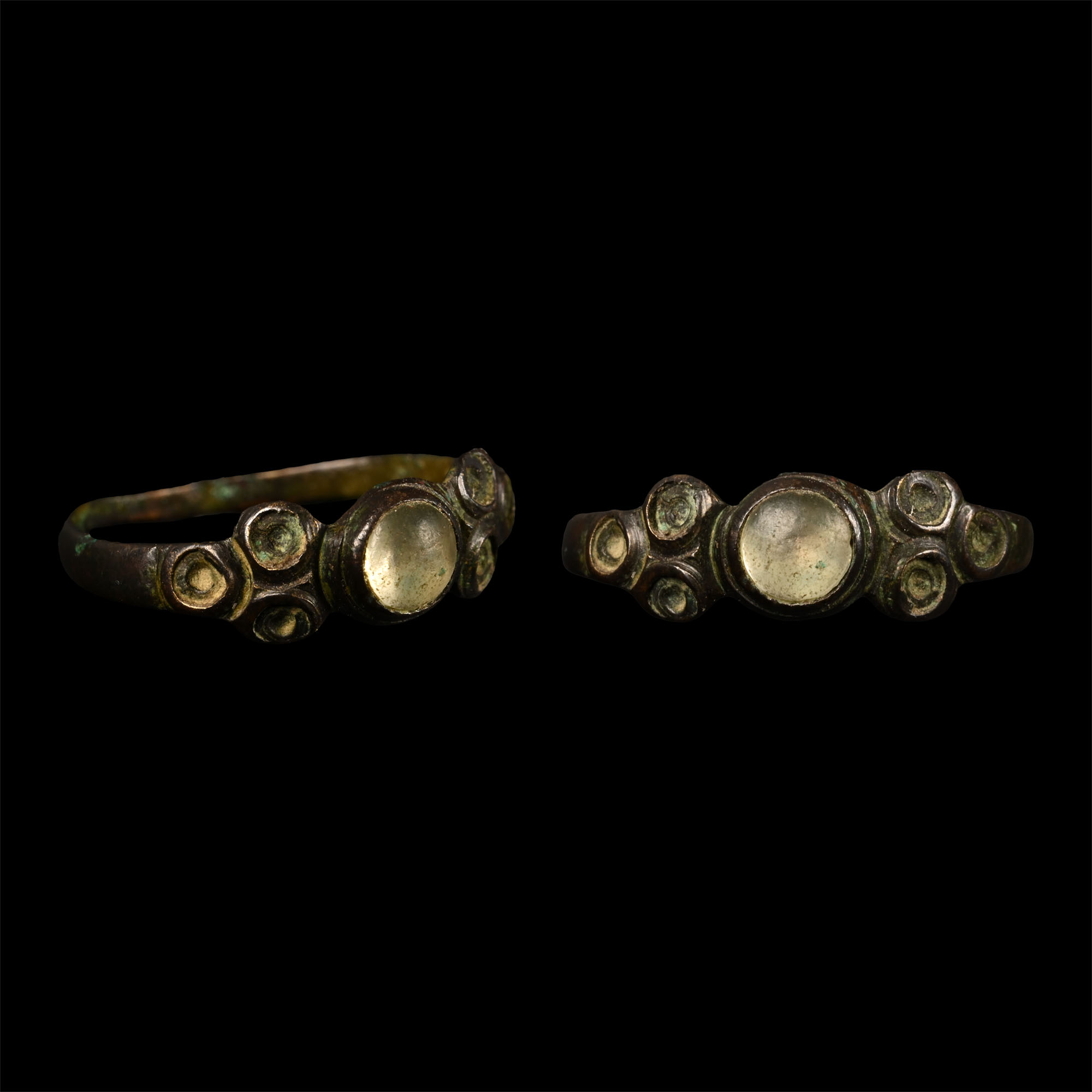 Bronze Ring with Cabochon