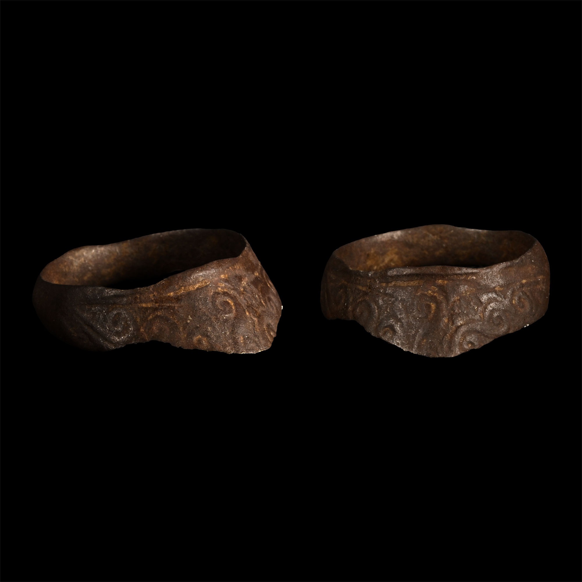 Medieval Bronze Archer's Thumb Ring