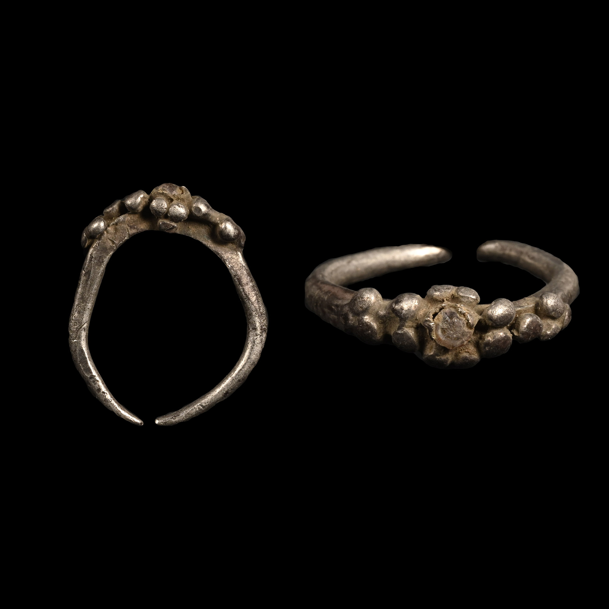 Viking Period Silver Earring