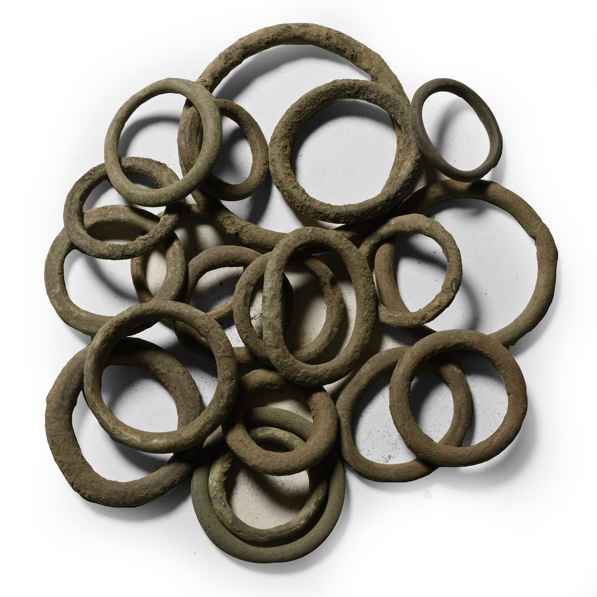 Iron Age Celtic Bronze Large Proto-Ring Money Collection