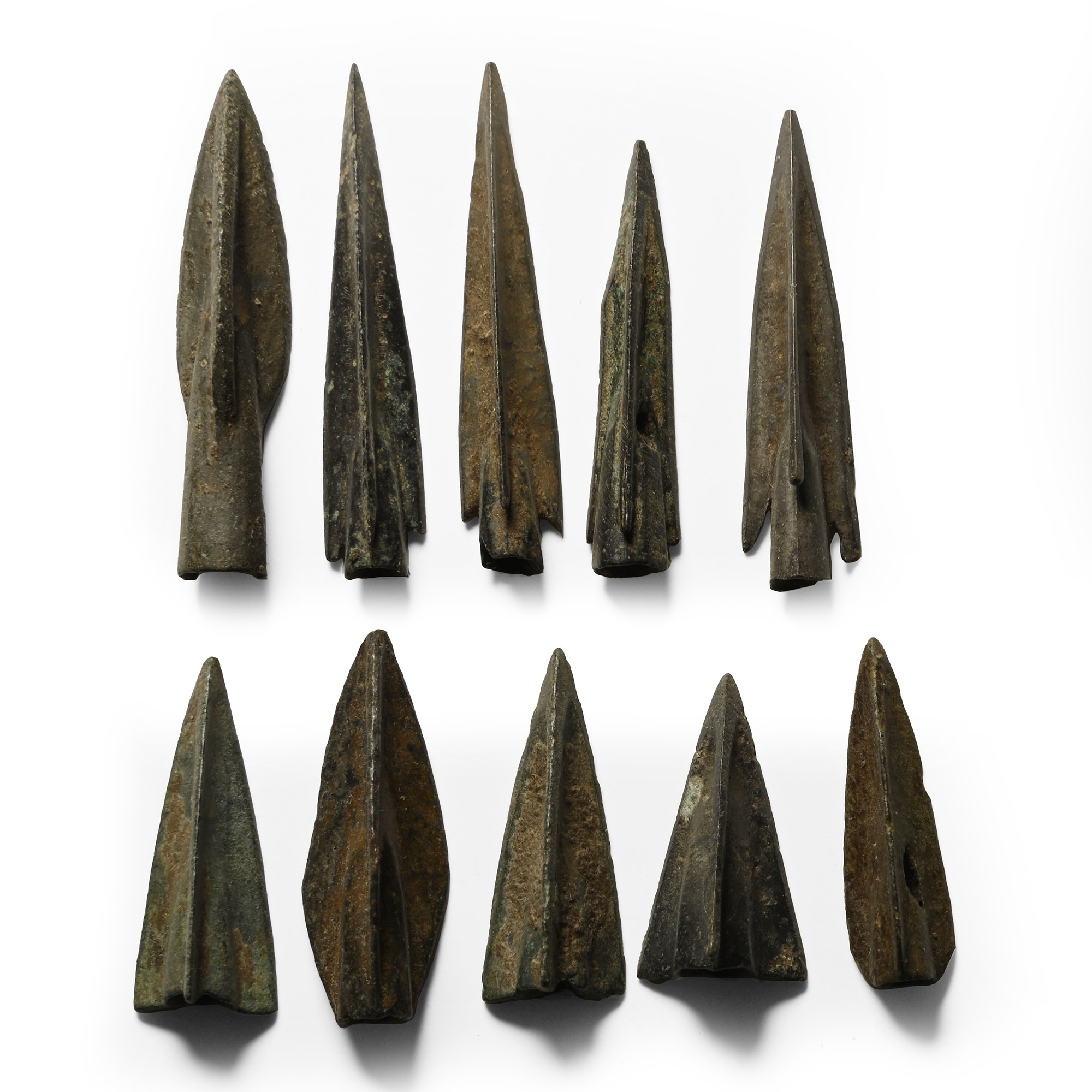 Greek Period Bronze Arrowhead Collection