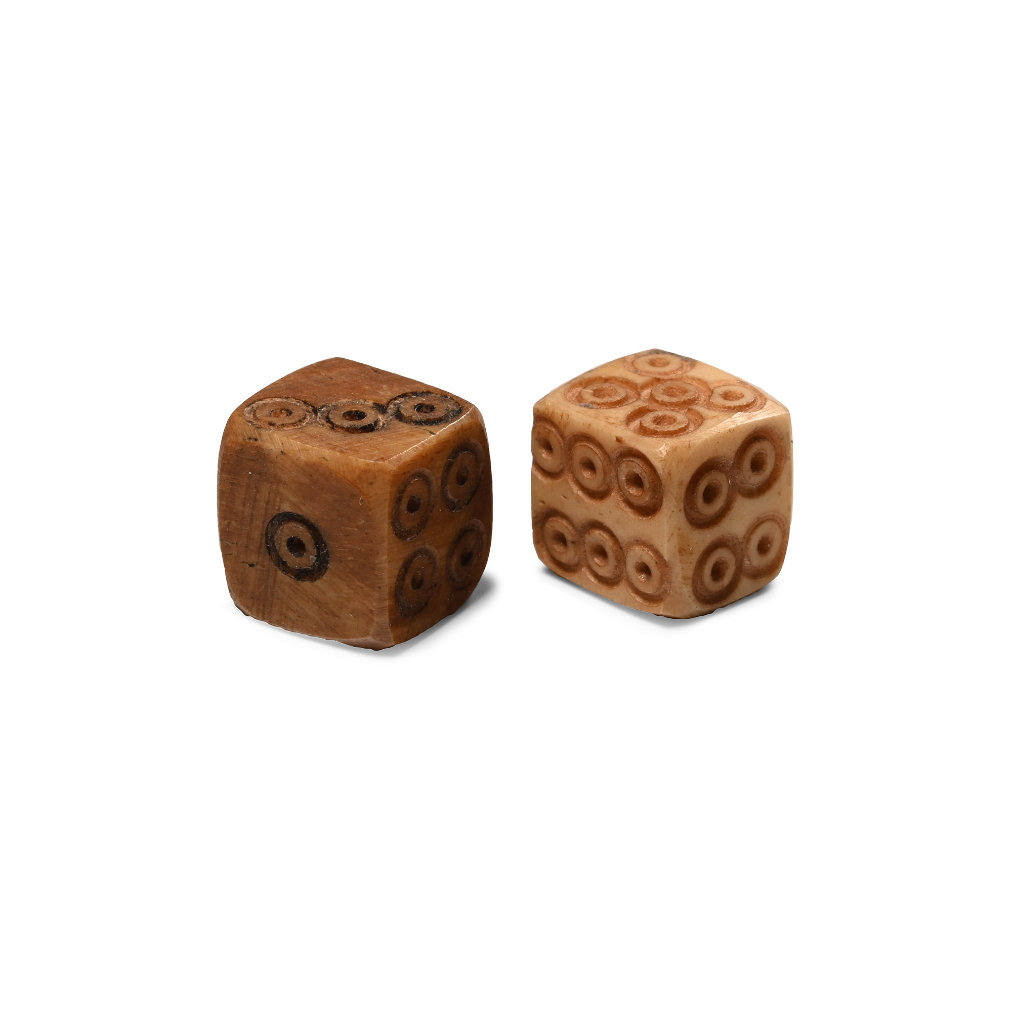 Roman Bone Dice Pair