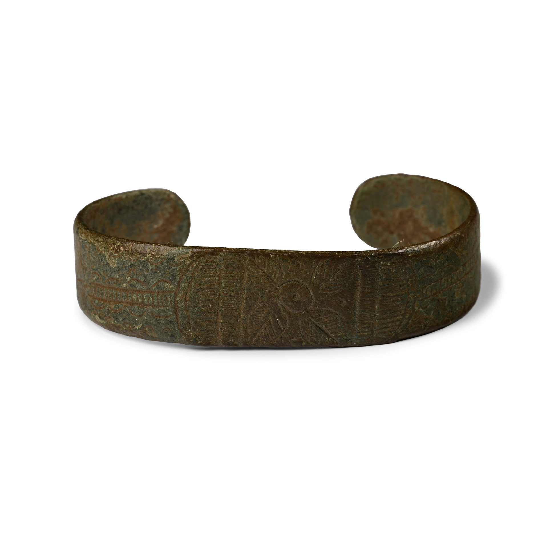 Viking Period Bronze Decorated Bracelet