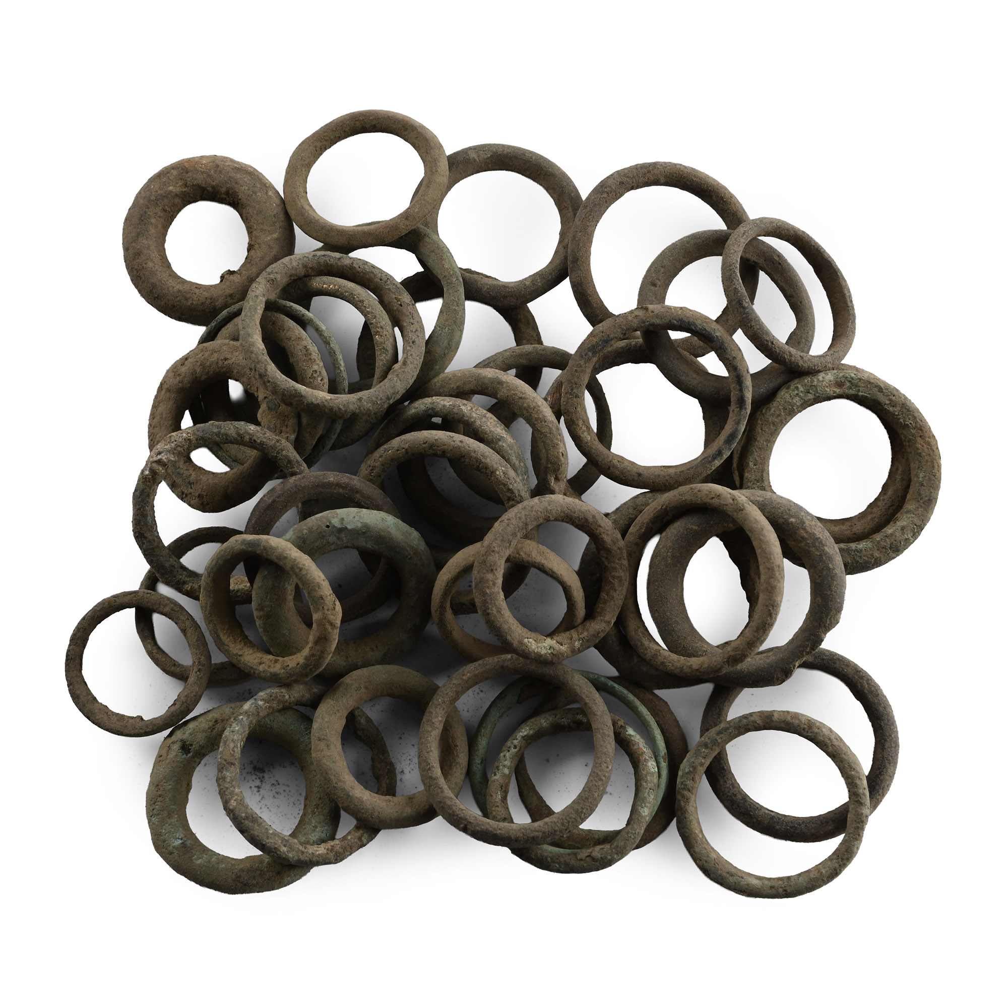 Iron Age Celtic Bronze Proto-Ring Money Collection