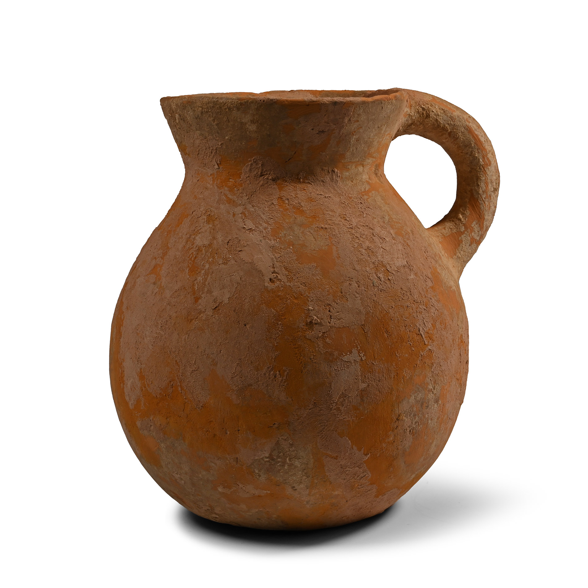 Roman Terracotta Jug with Flared Rim