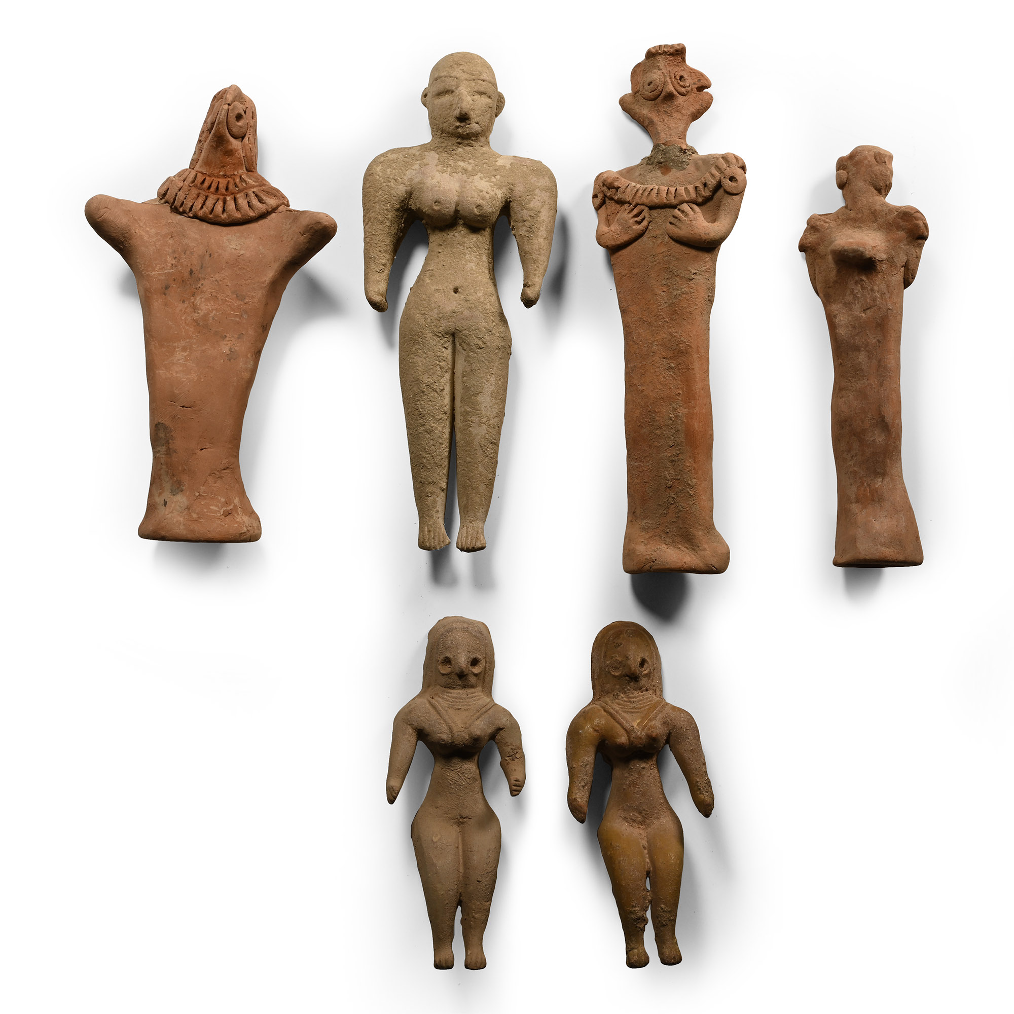 Ceramic Fertility Figure Group