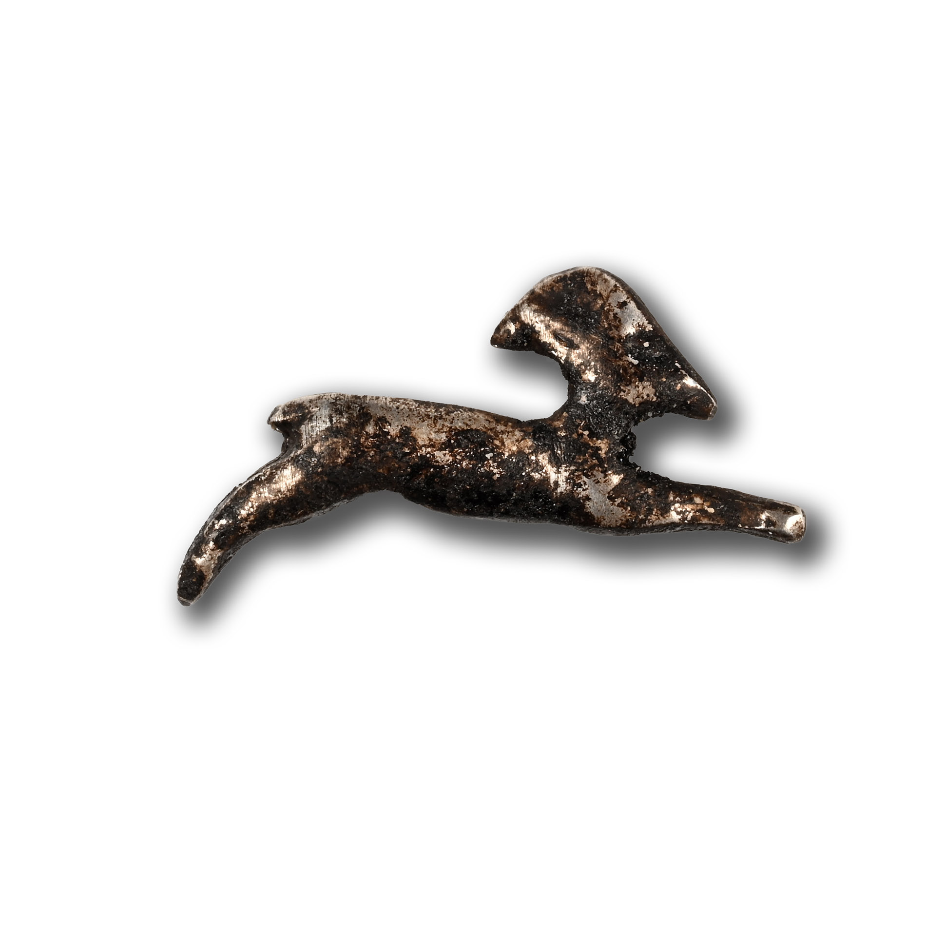 Egyptian Silver Gazelle Amulet