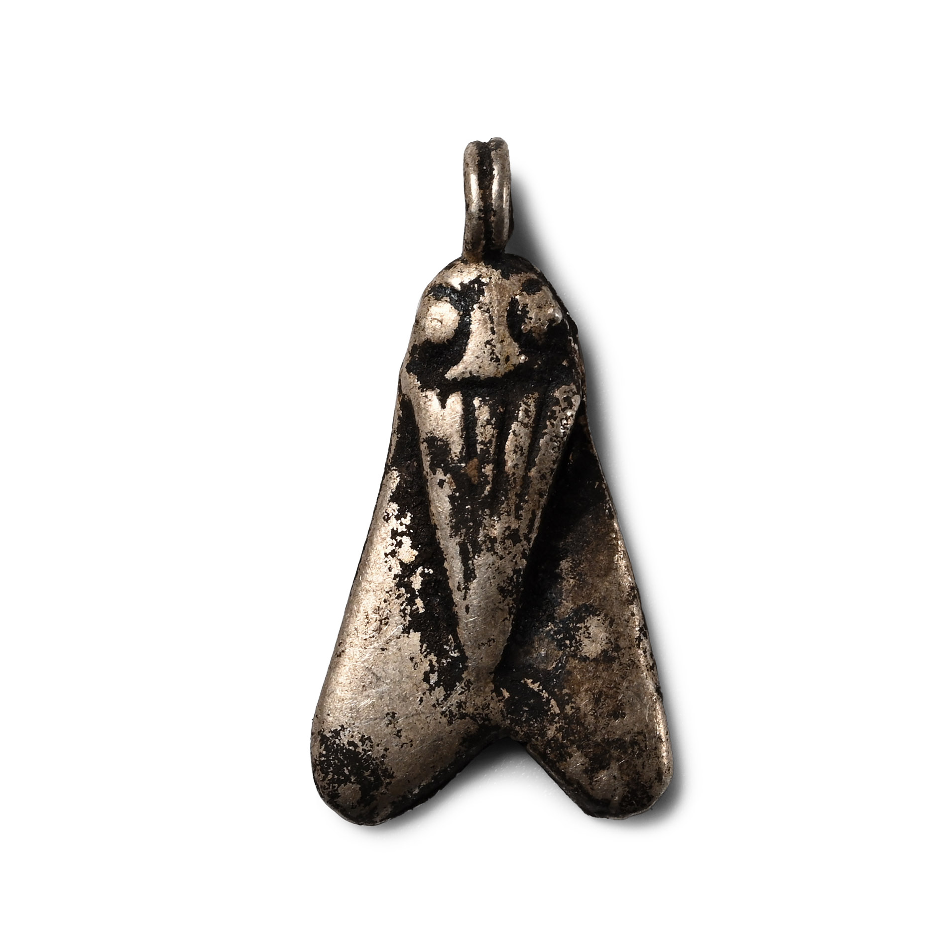 Egyptian Silver Fly Amulet
