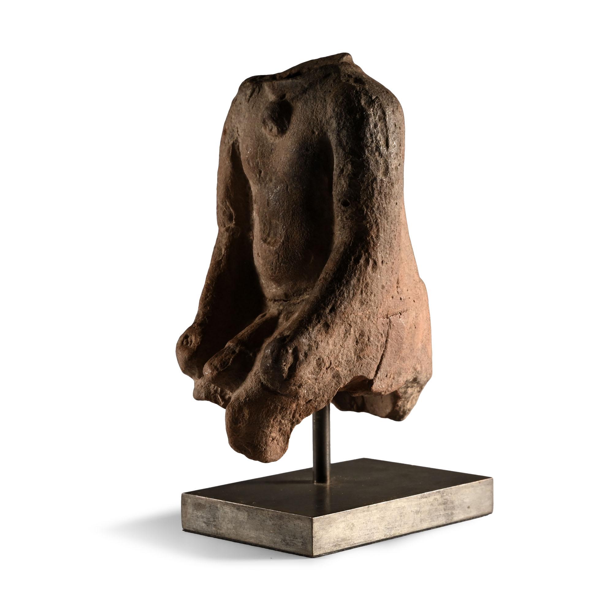 Egyptian Terracotta Seated Torso