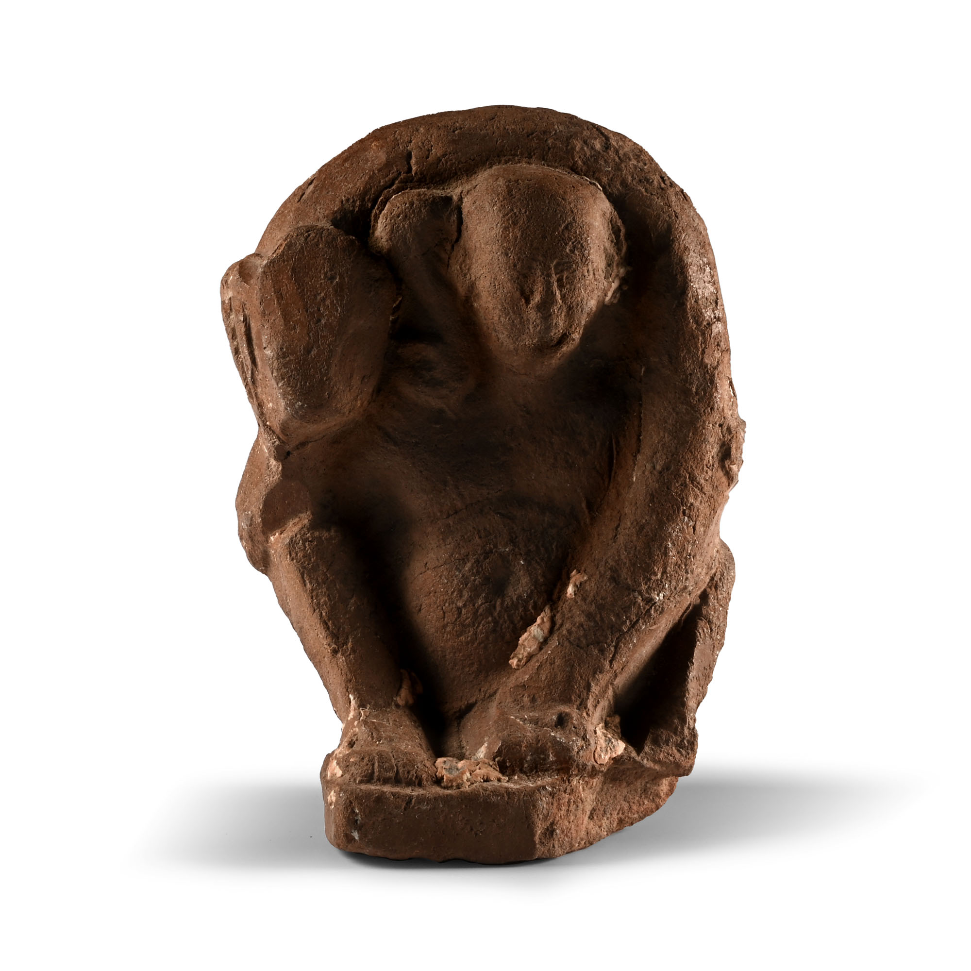 Egyptian Terracotta Ithyphallic Figurine of Harpocrates