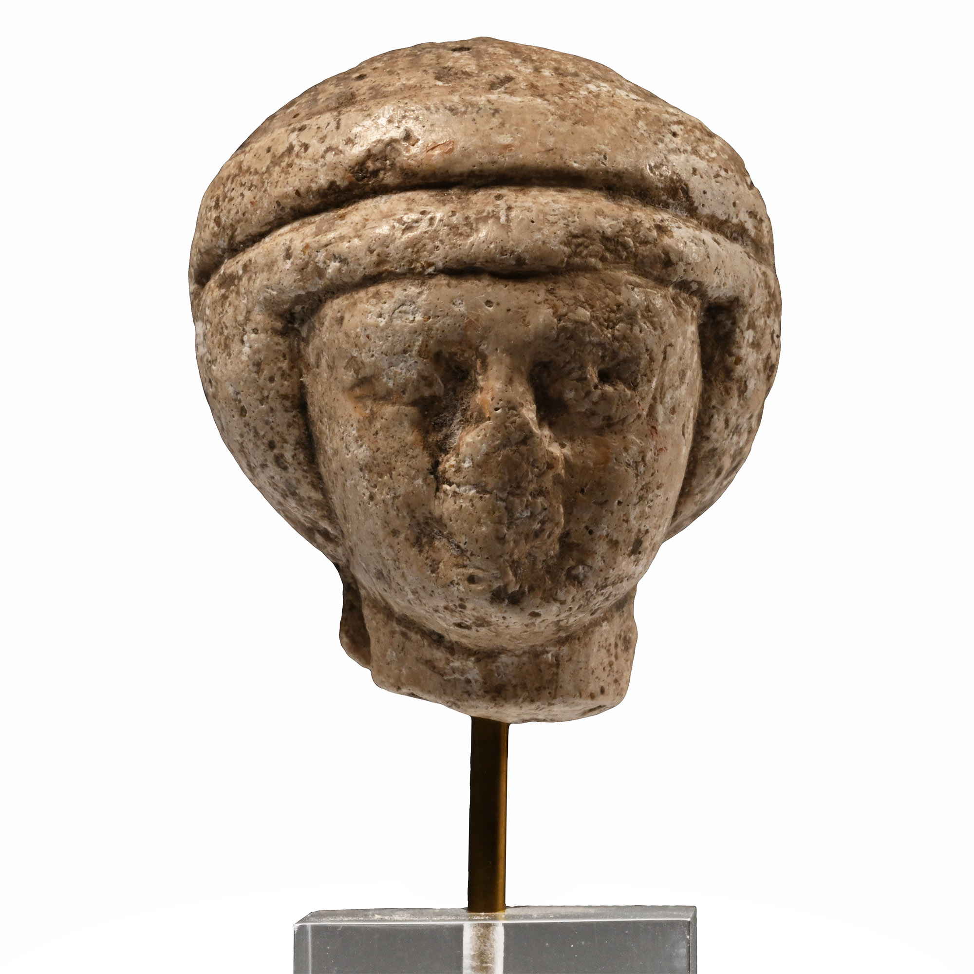 Egyptian Small Head with Wig