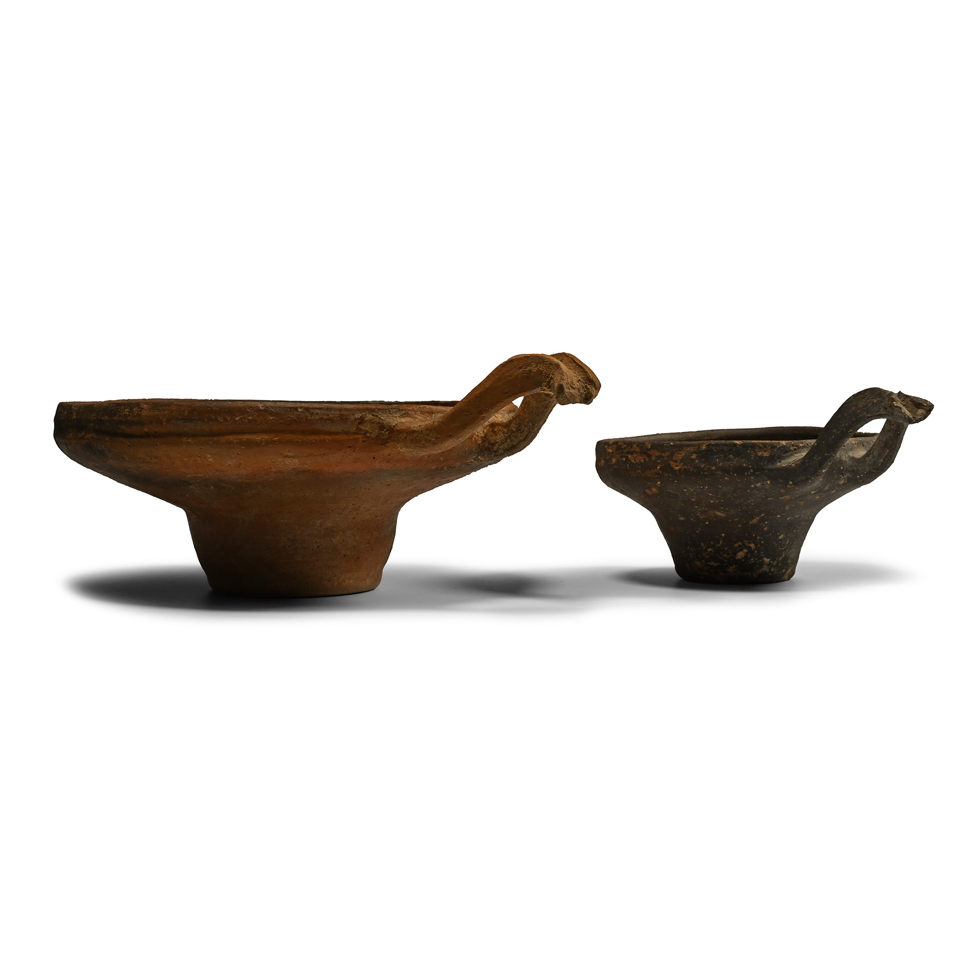 Bronze Age Single-Handled Ceramic Cup Pair