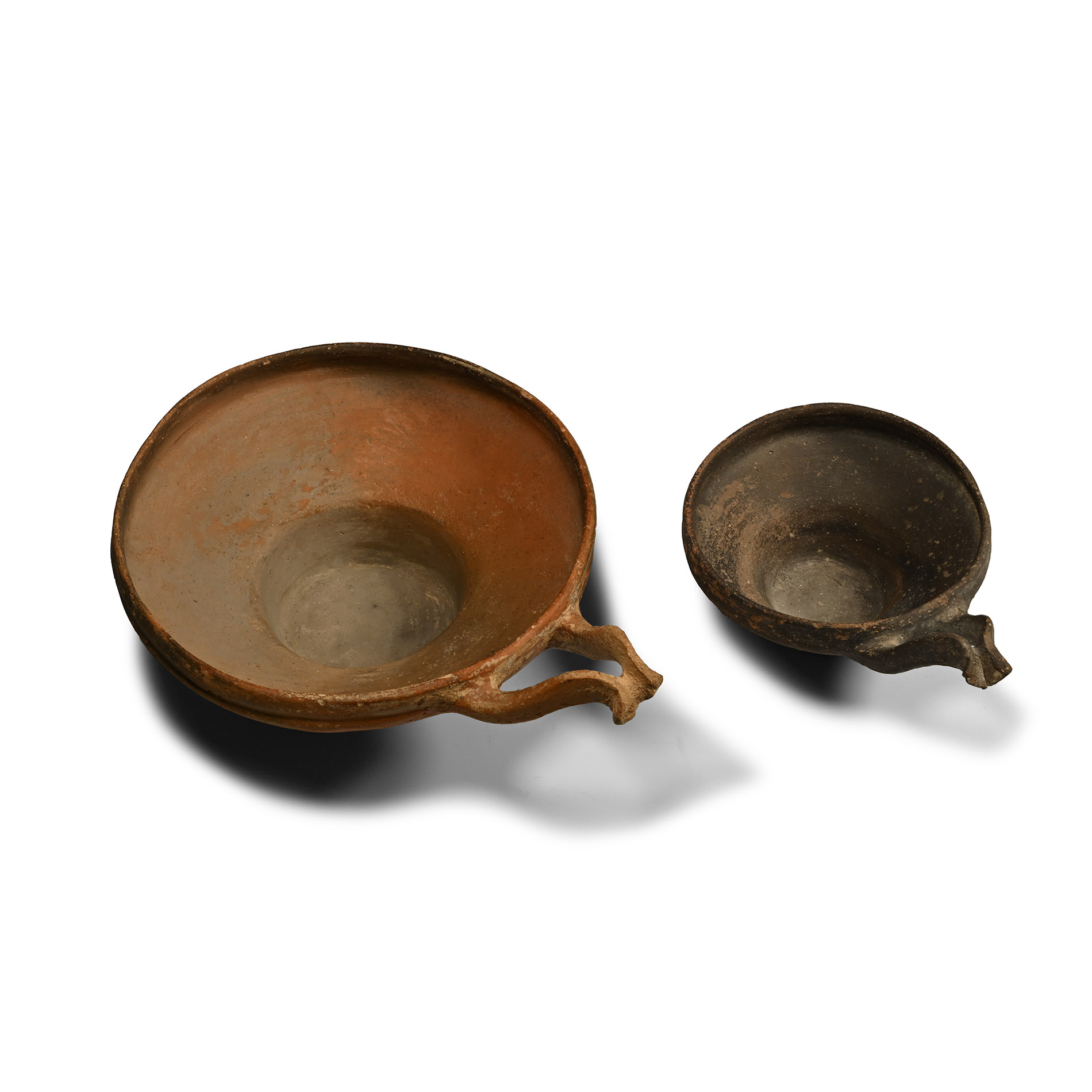 Bronze Age Single-Handled Ceramic Cup Pair