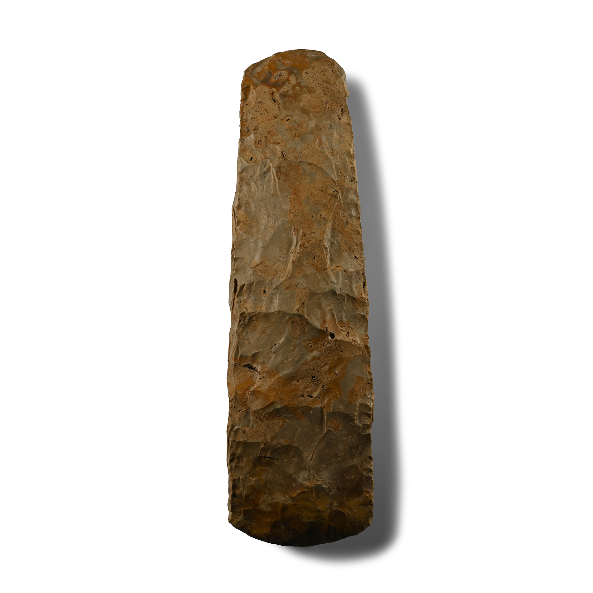 Massive Stone Age Thin-Butted Knapped Axe Head