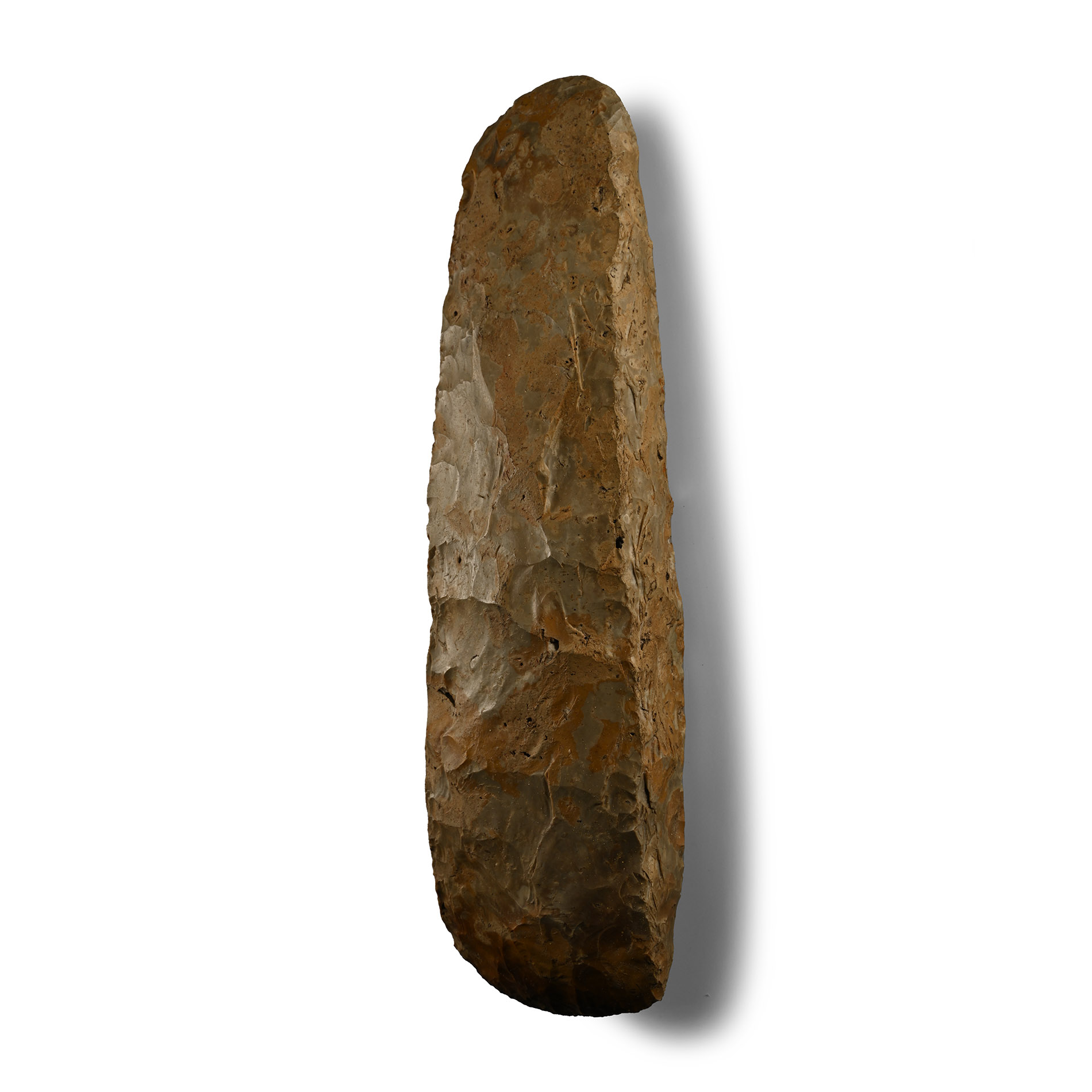Massive Stone Age Thin-Butted Knapped Axe Head