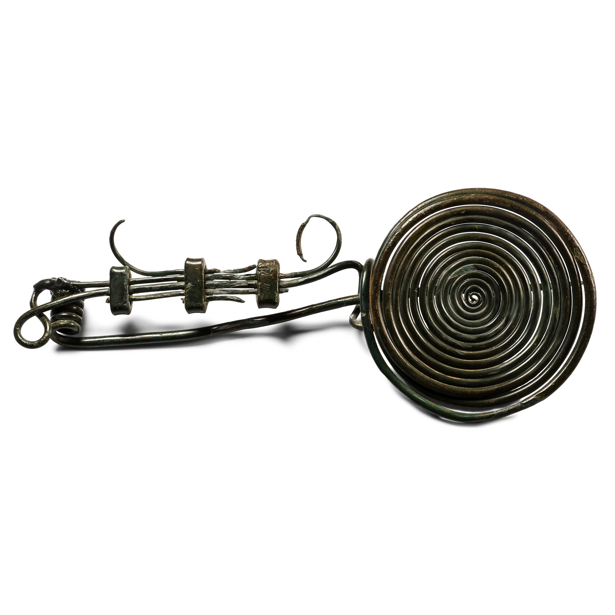 Large Bronze Age Posamenterie Fibula