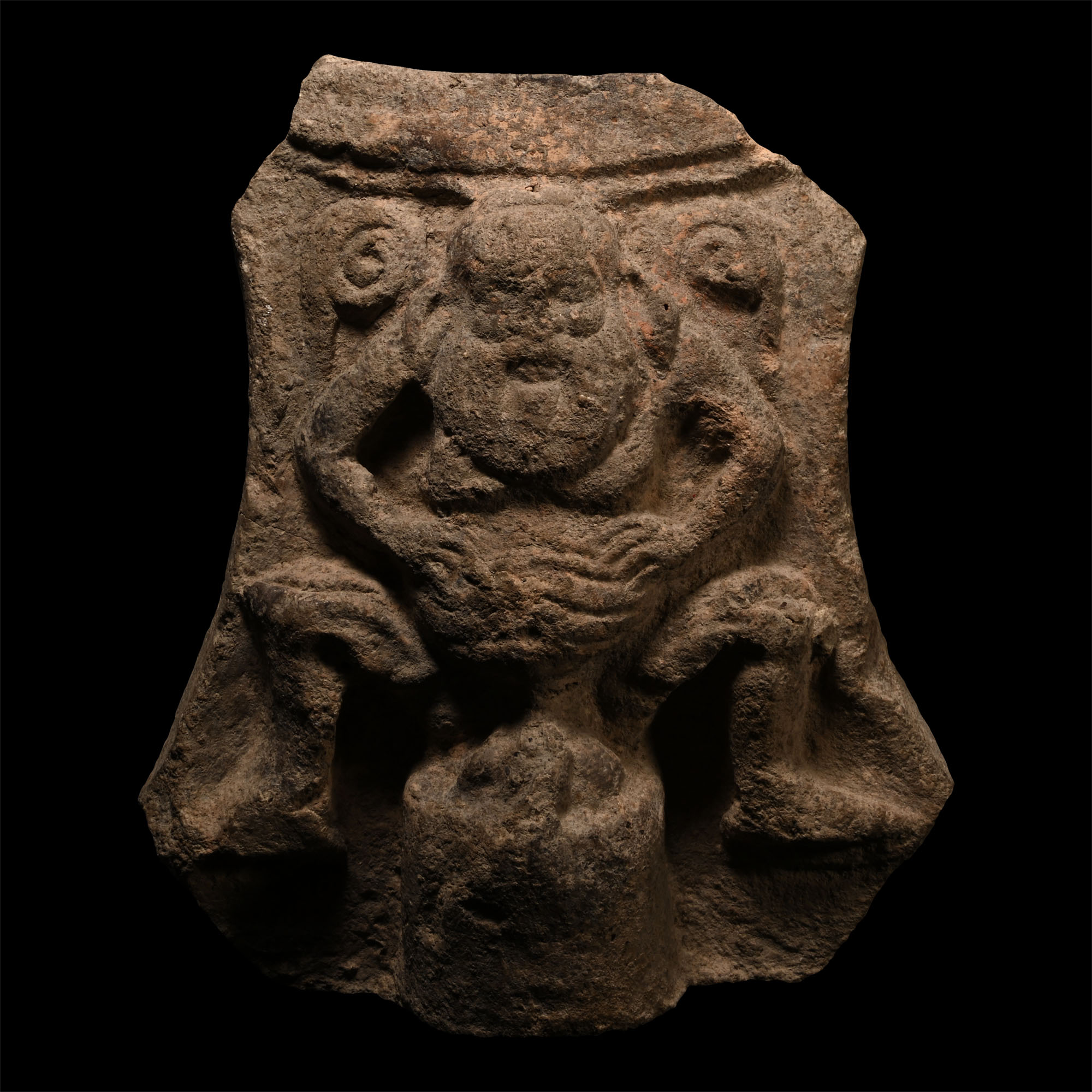 Etruscan Relief Fragment with Papposilenus