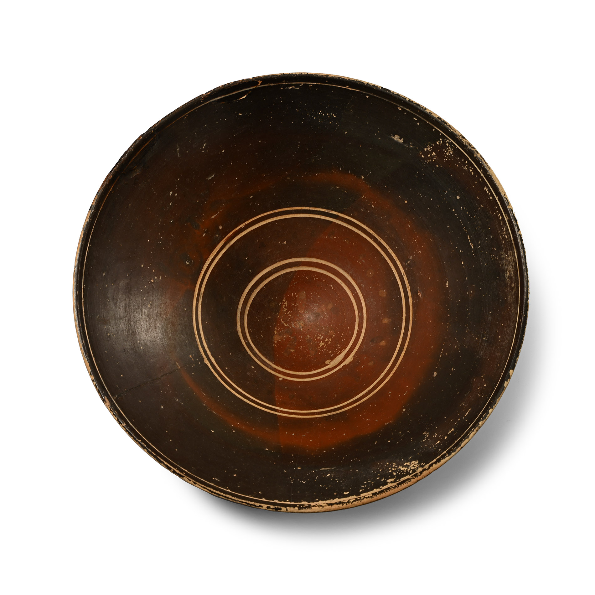 Greek Terracotta Deep Glazed Bowl