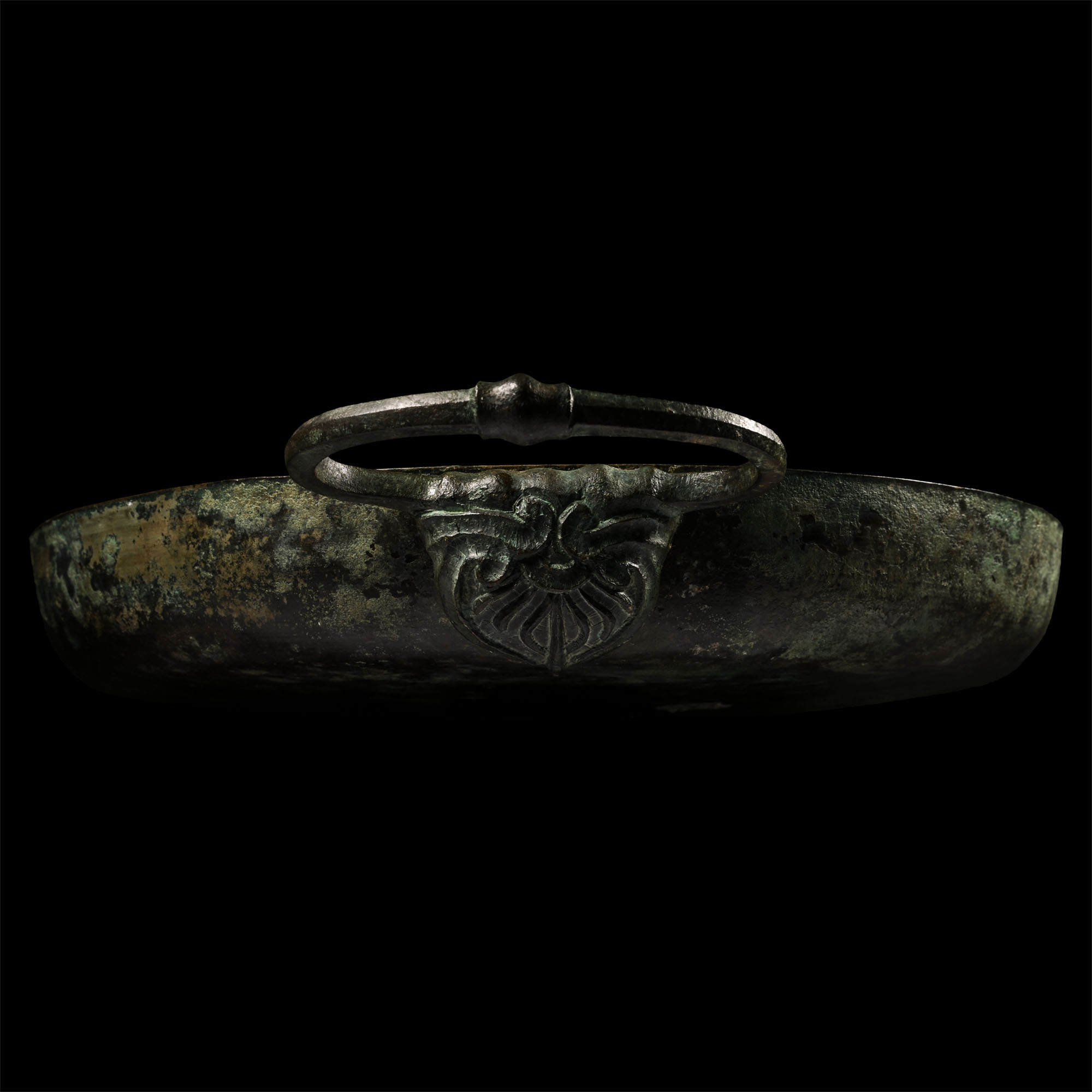 Hellenistic Bronze Bowl with High Rim