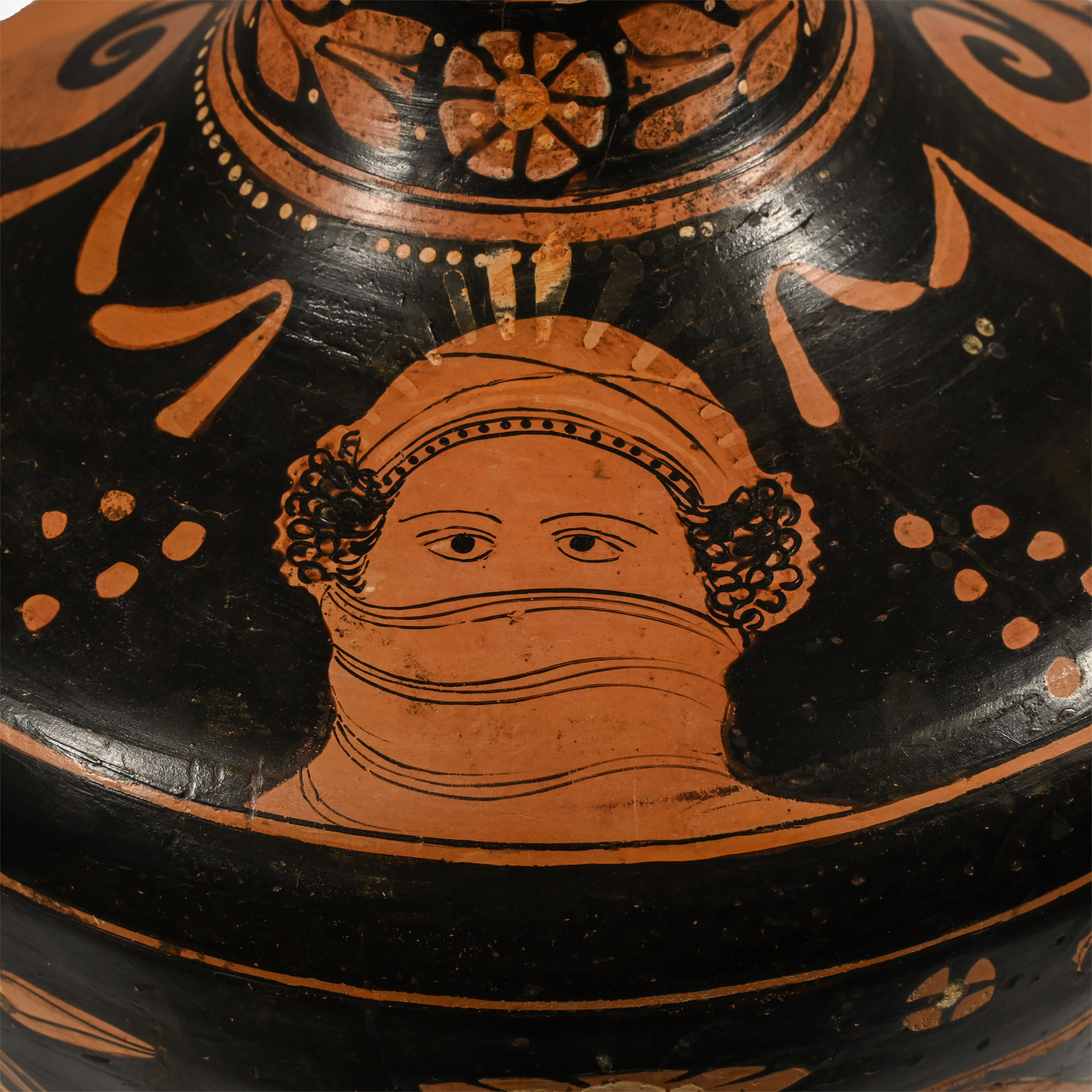 Greek Fragmentary Terracotta Red-Figure Hydria