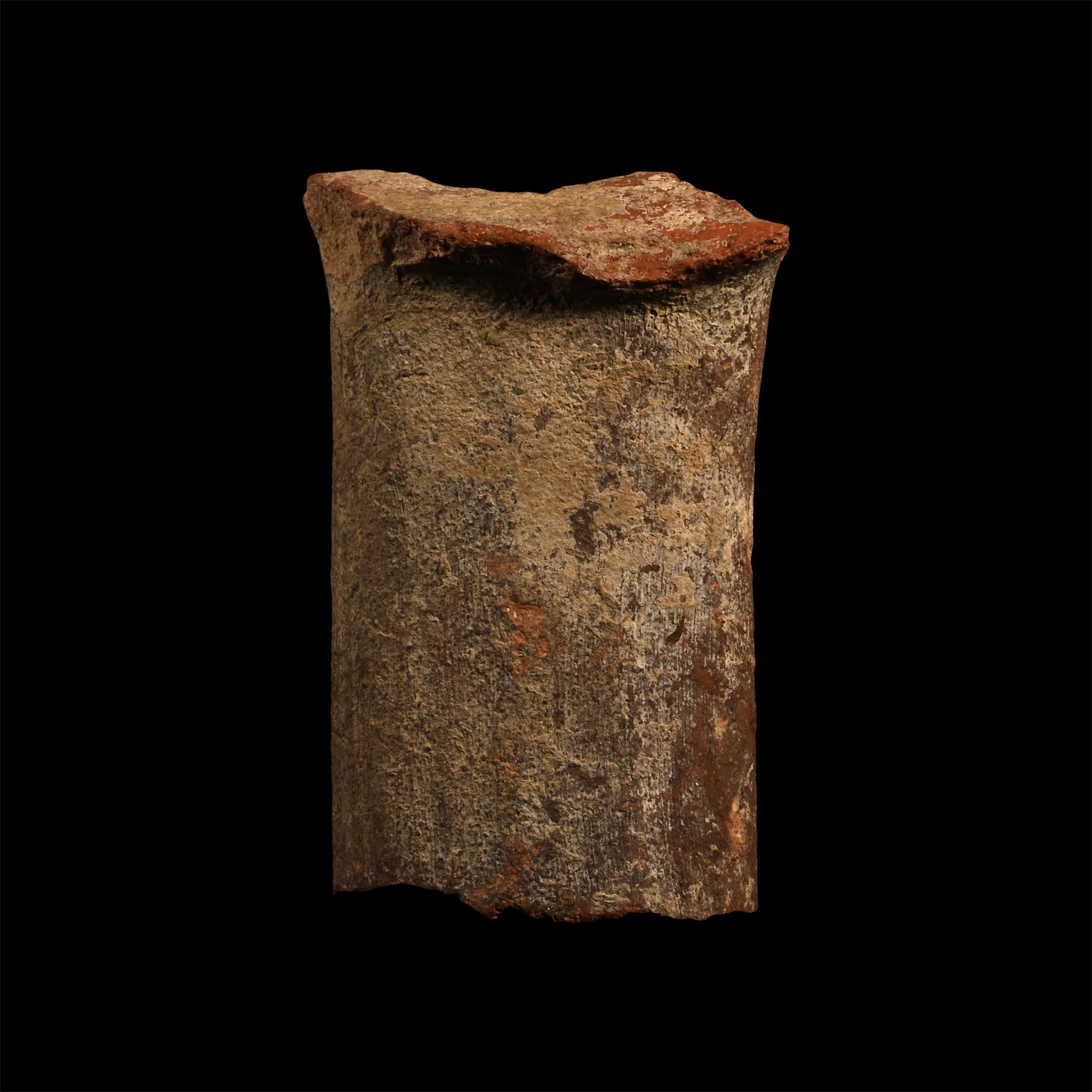 Roman Terracotta Fragment of a Handle