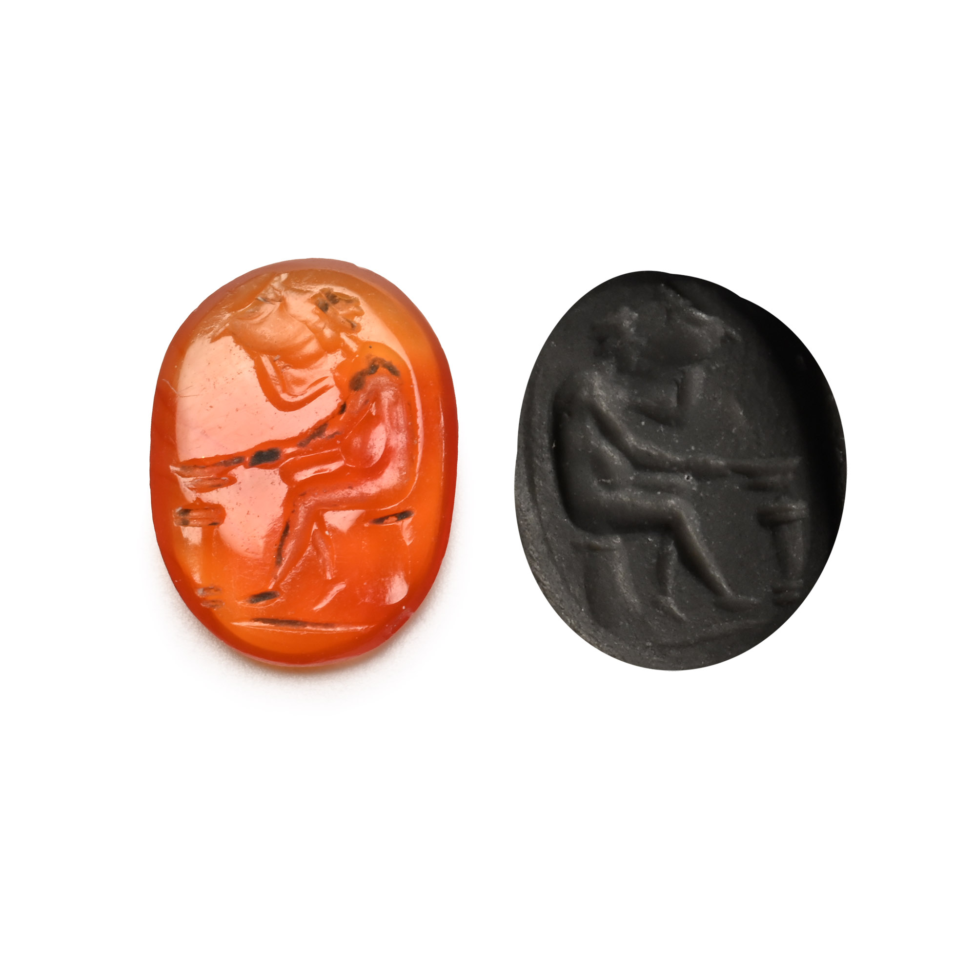 Roman Carnelian Gemstone with Vulcan