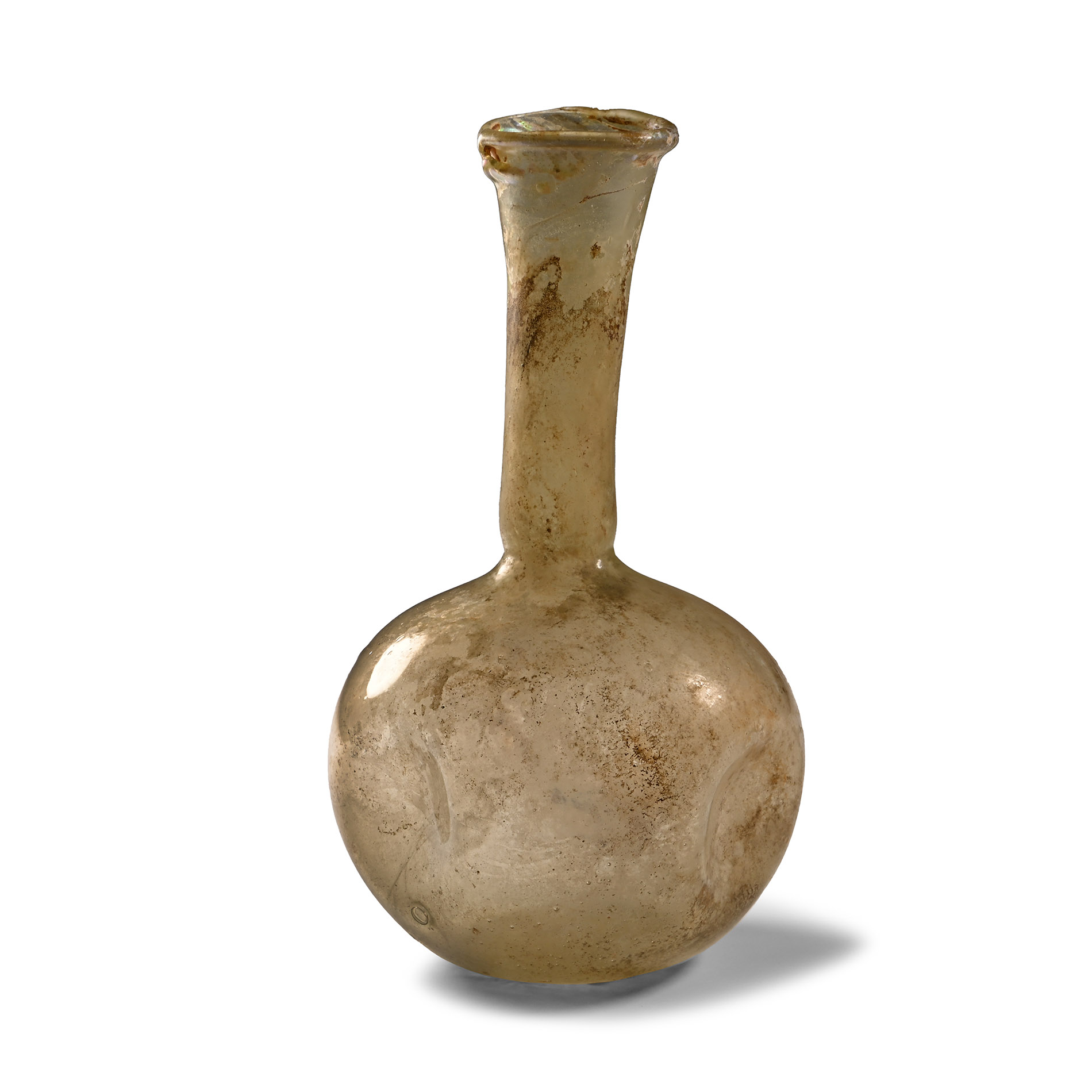 Roman Spherical Glass Bottle
