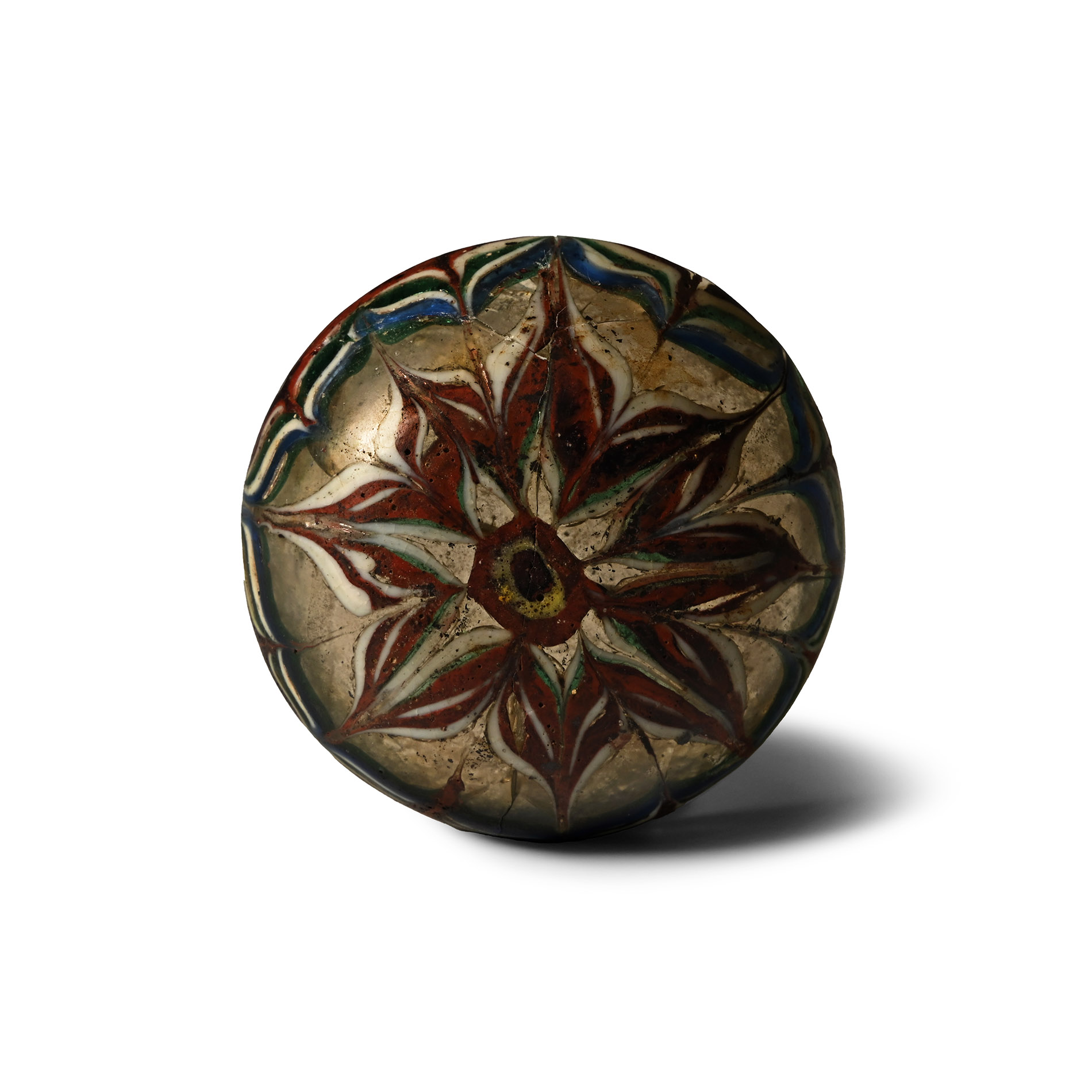 Polychrome Glass Bowl
