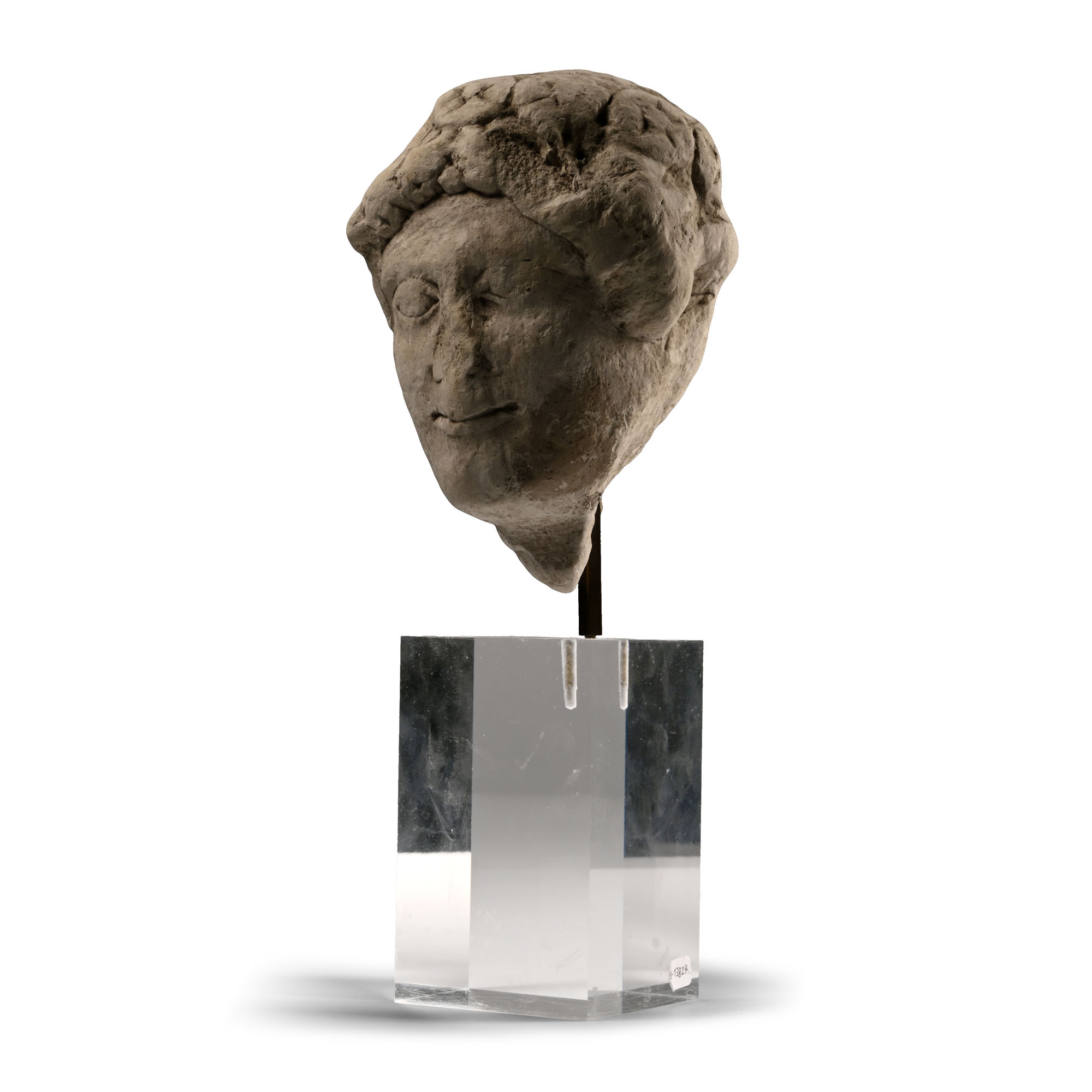 Cypriot Head of a Youth with a Floral Crown