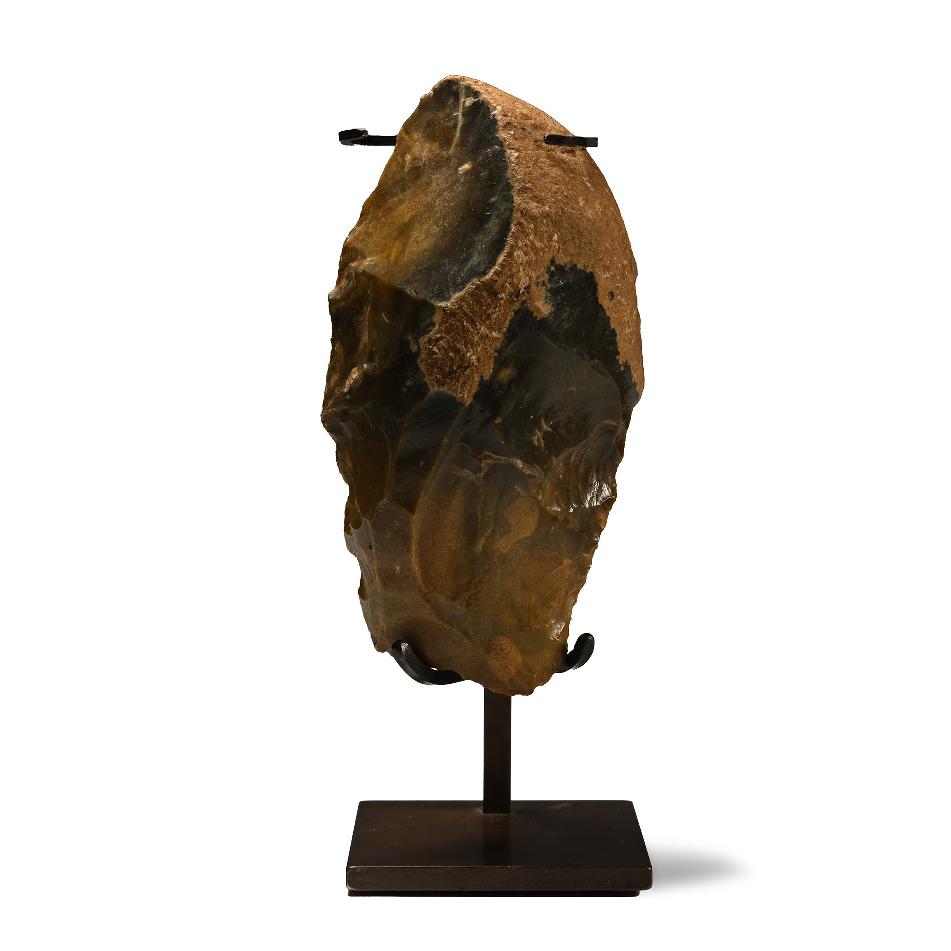 Stone Age Knapped Flint Cleaver