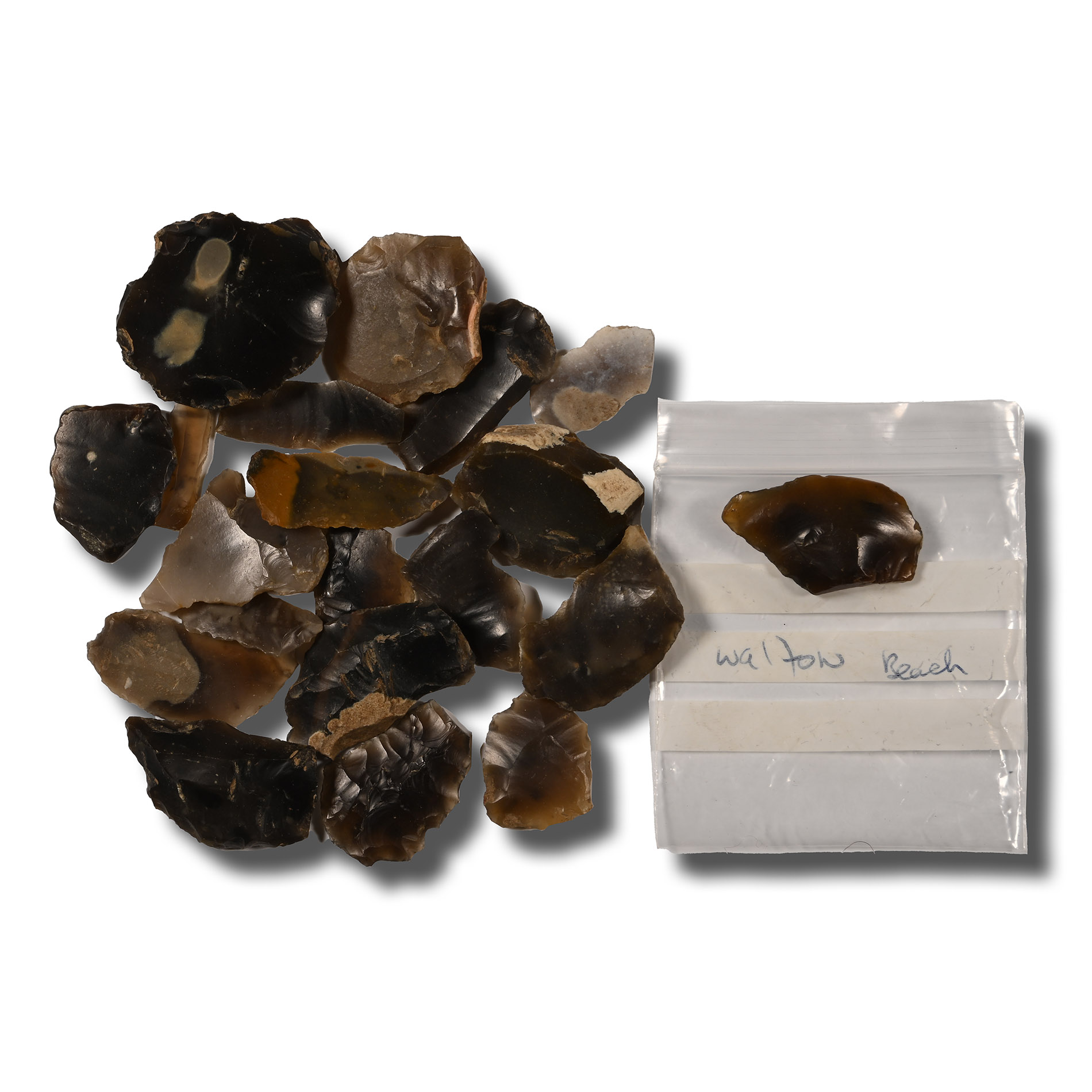 Stone Age British Worked Flint Mixed Tool Group