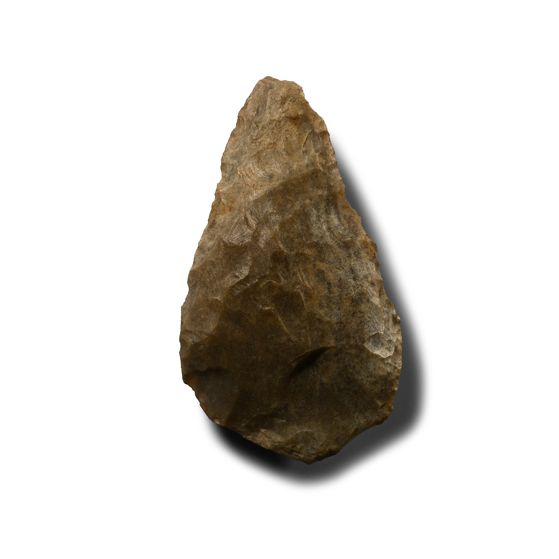 Stone Age British Flint Bifacial Handaxe