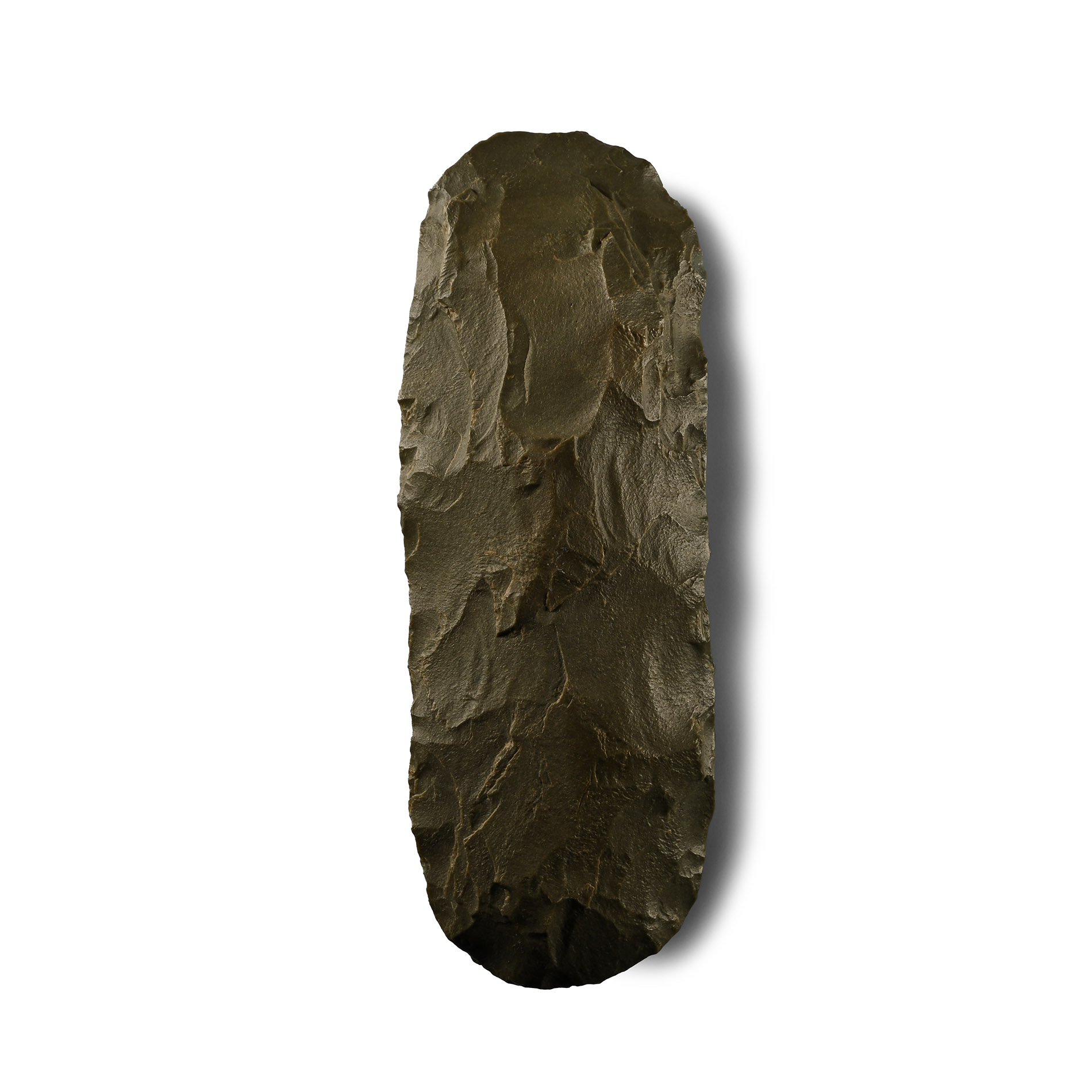 Large Stone Age Green Jasper Axe Head from Niger