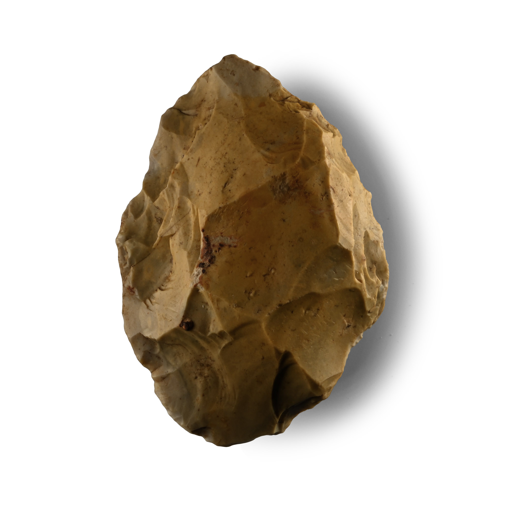 Stone Age British Museum Recorded English Flint Handaxe
