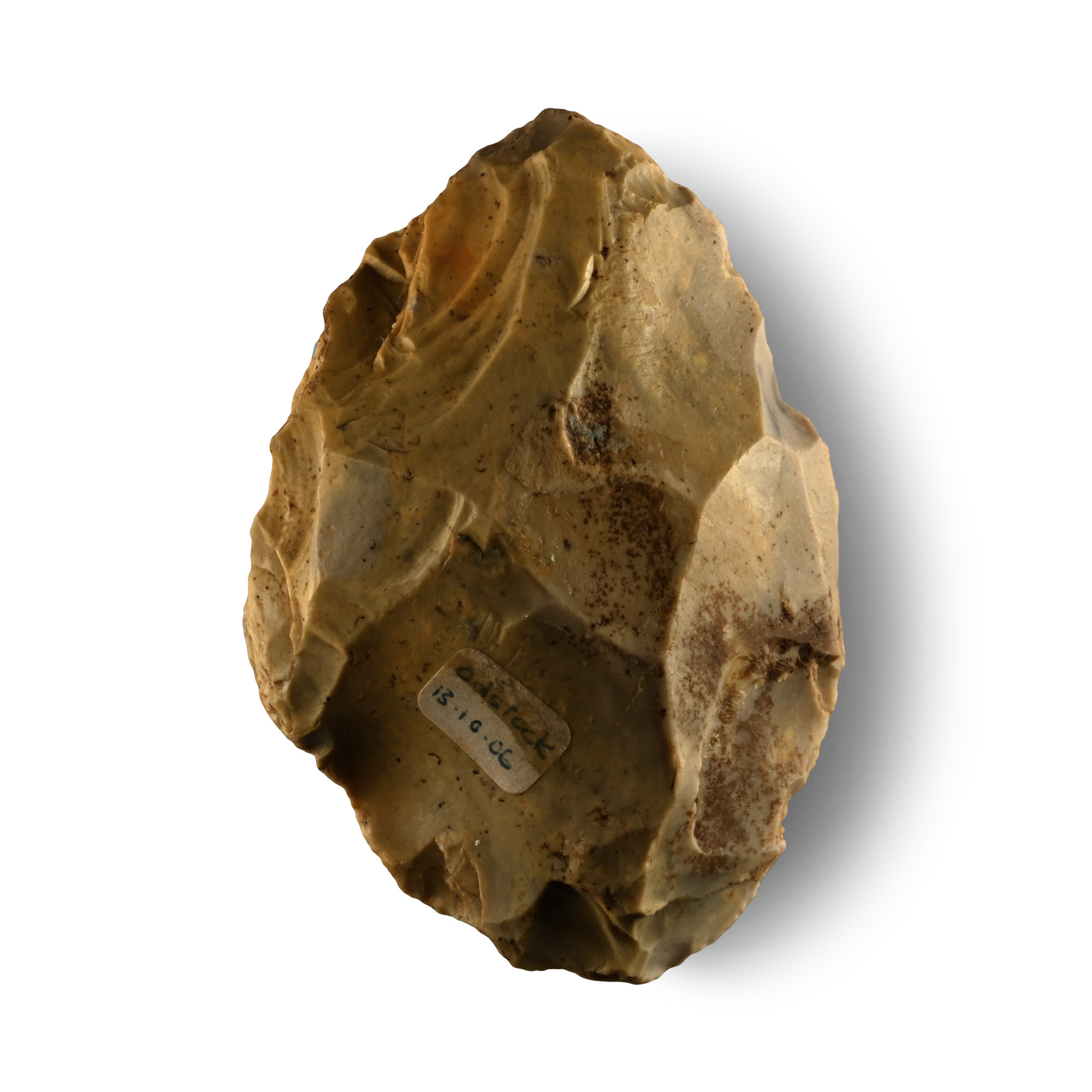 Stone Age British Museum Recorded English Flint Handaxe