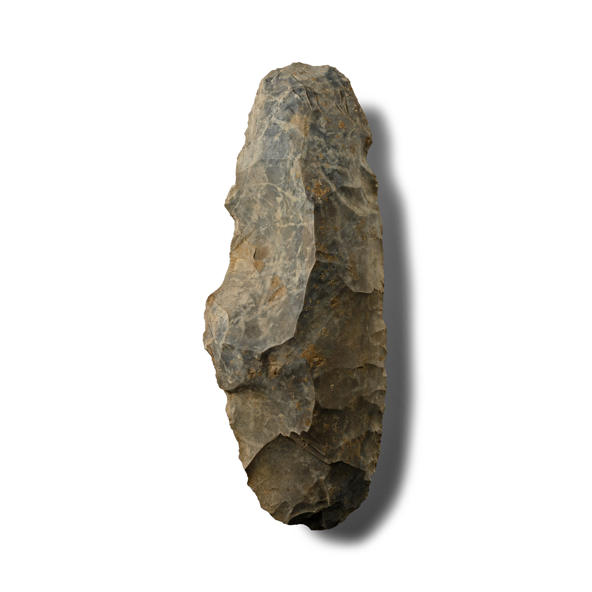 Large Stone Age Flint Axe Head from Spiennes