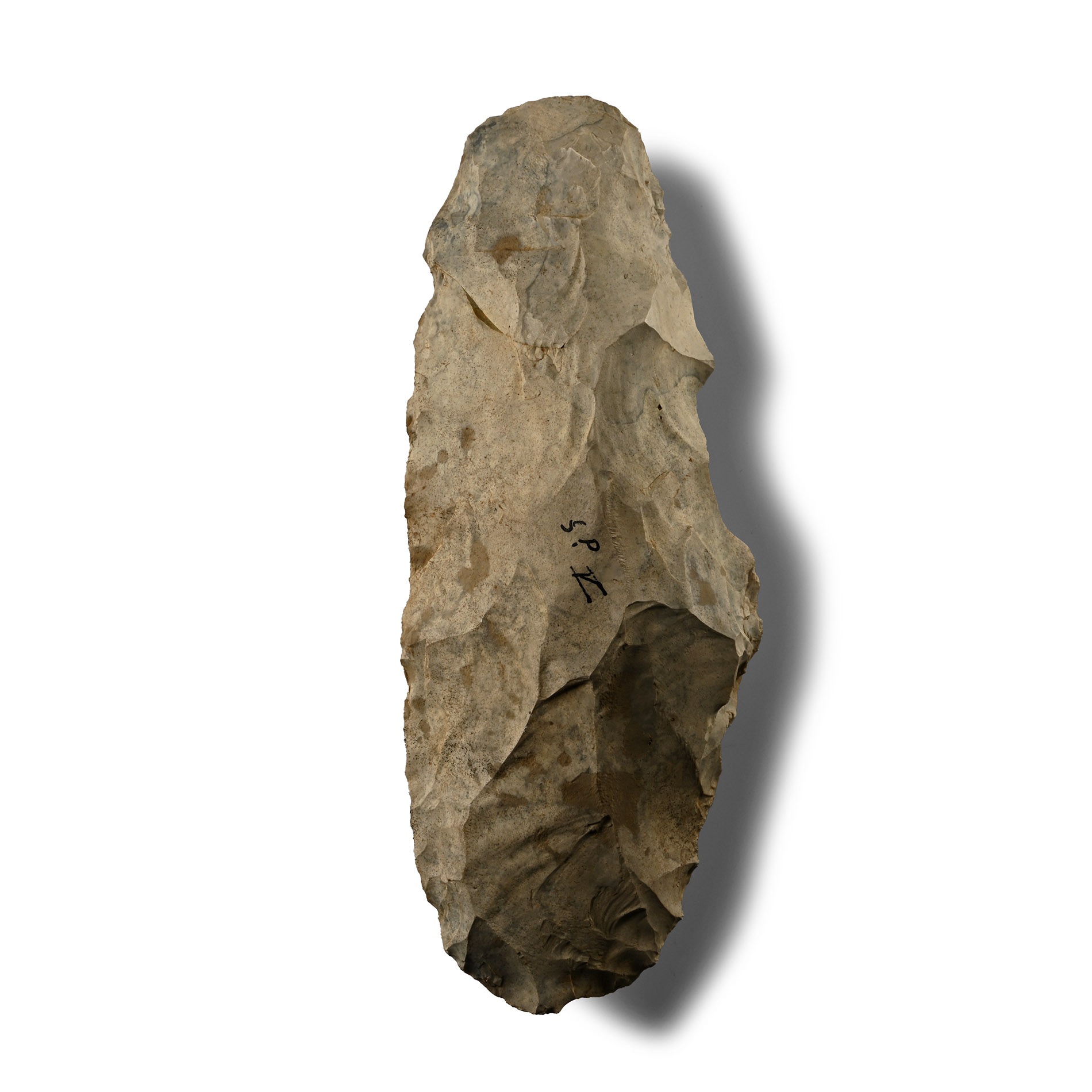 Large Stone Age Flint Axe Head from Spiennes