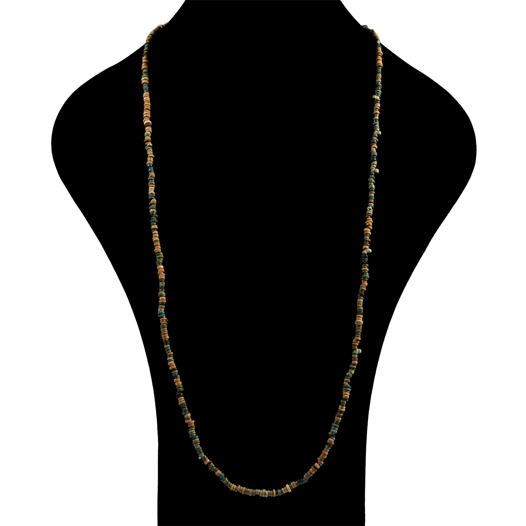 Egyptian Faience Mummy Bead Necklace