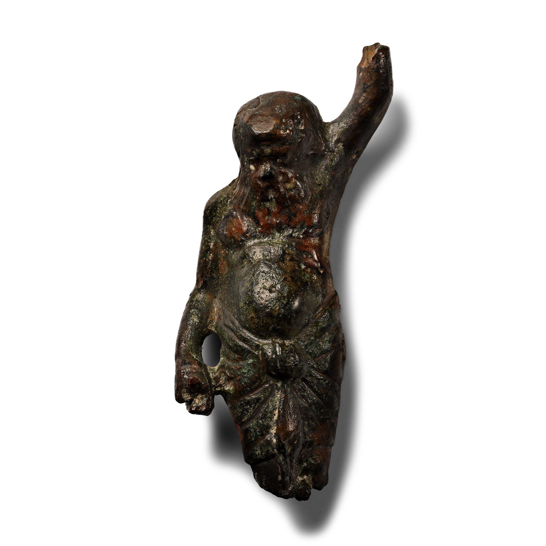 Roman Bronze Silenus Statuette