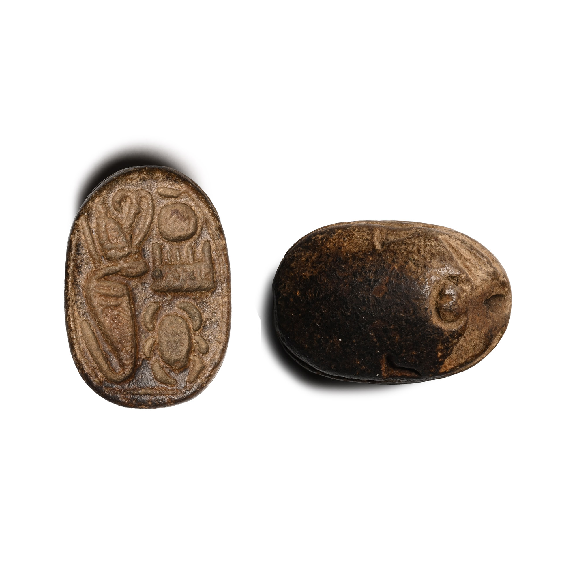 Large Egyptian Steatite Scarab of Thutmose III