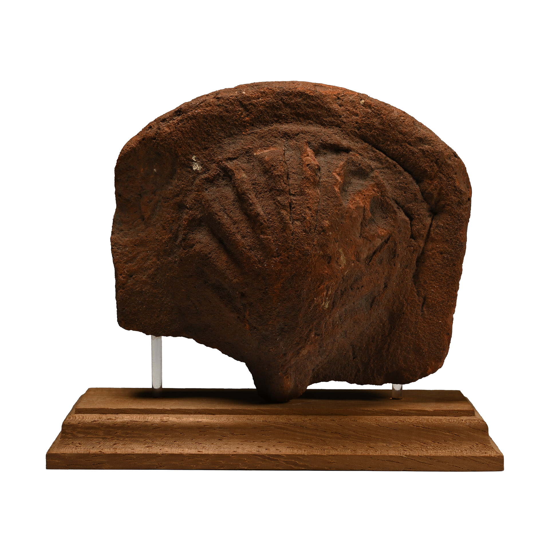 Roman 'Burgh Castle' Terracotta Antefix Shell Decoration
