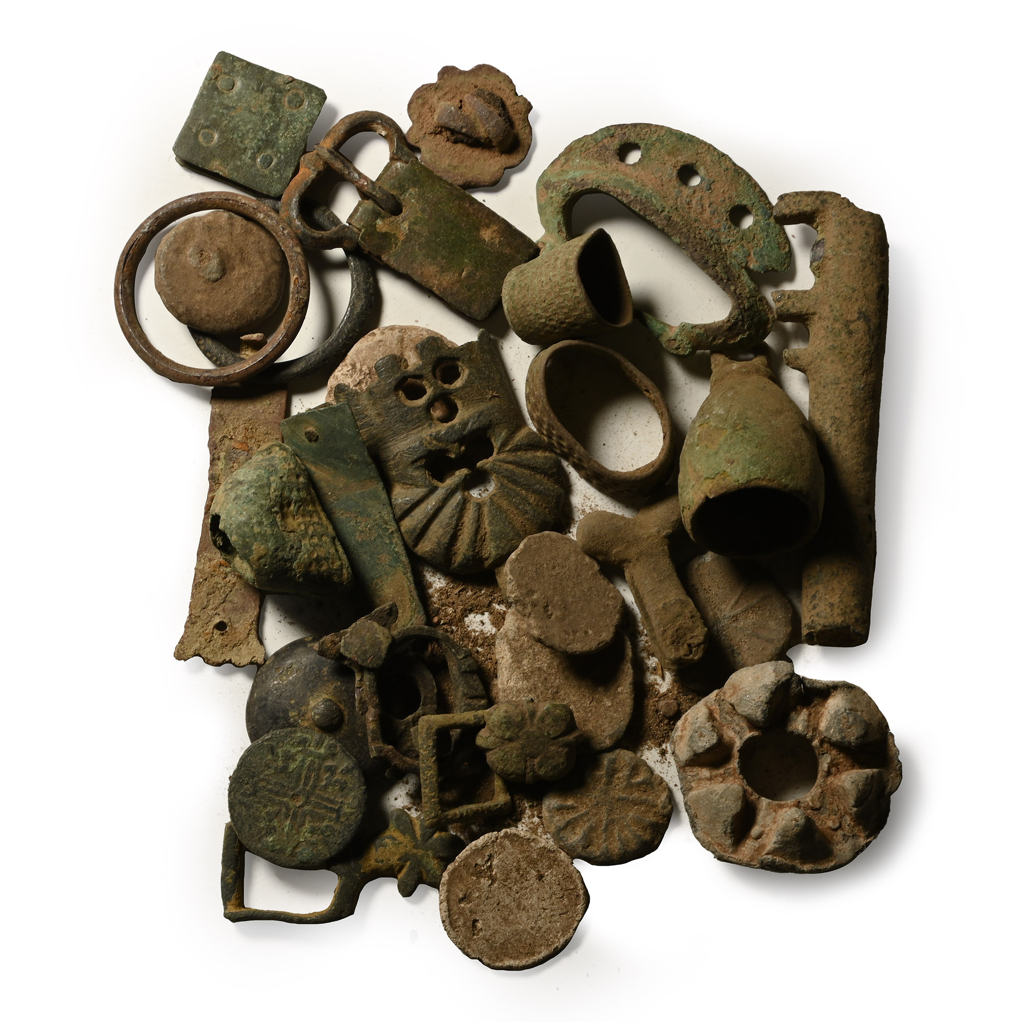 Medieval Bronze and Other Artefact Group