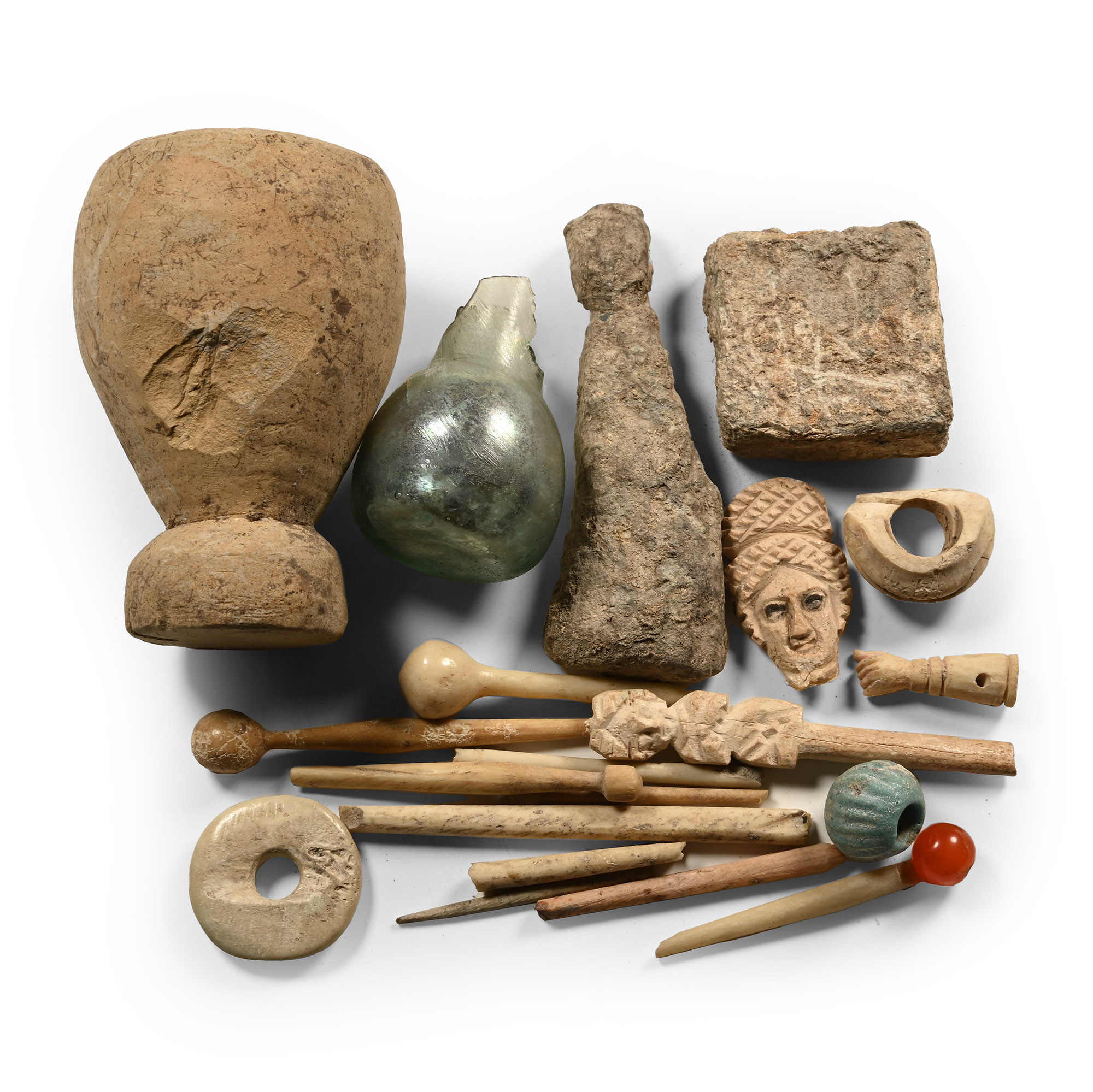 Roman Bone and Other Artefact Collection