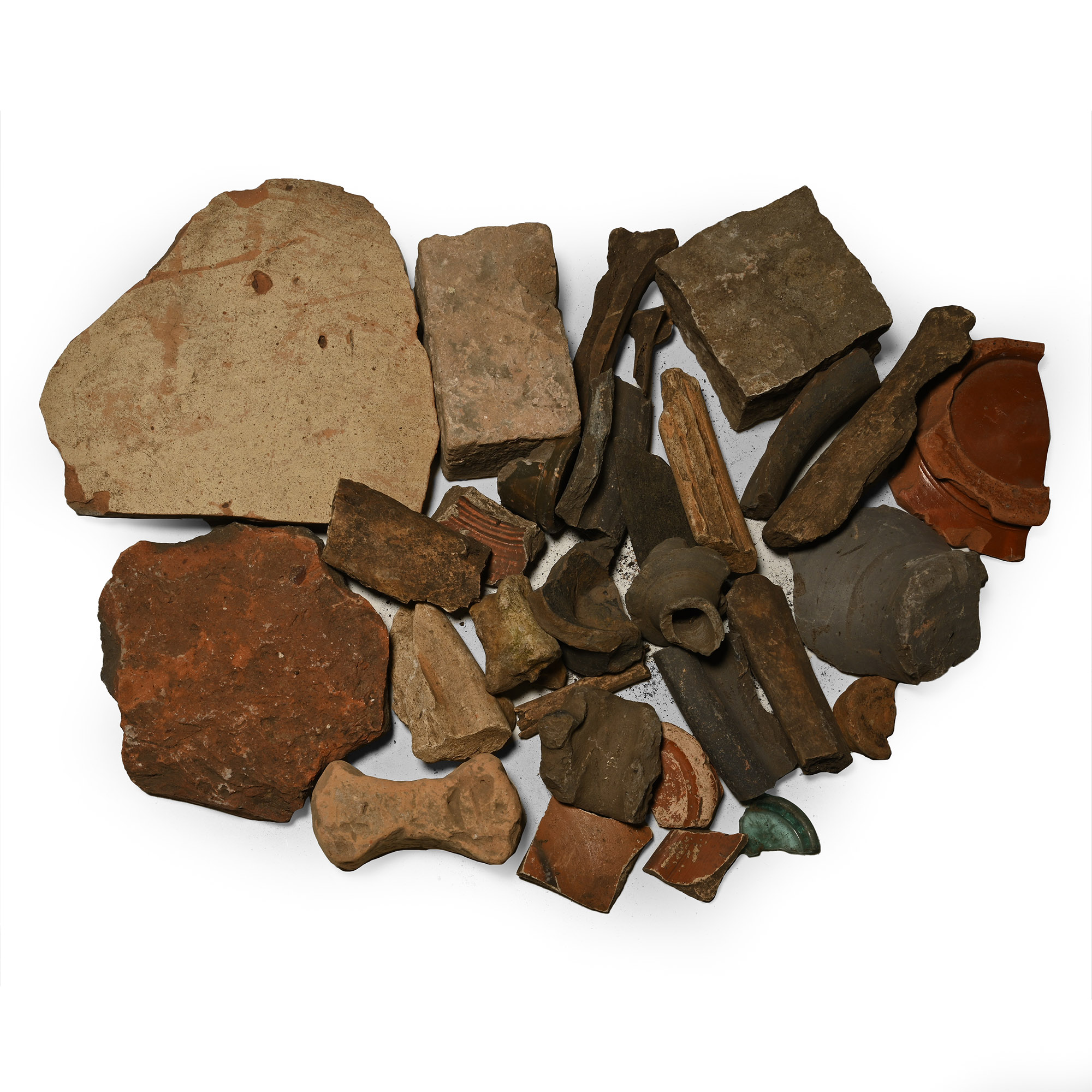 Romano-British Terracotta Vessel Fragment Collection from Crococolana